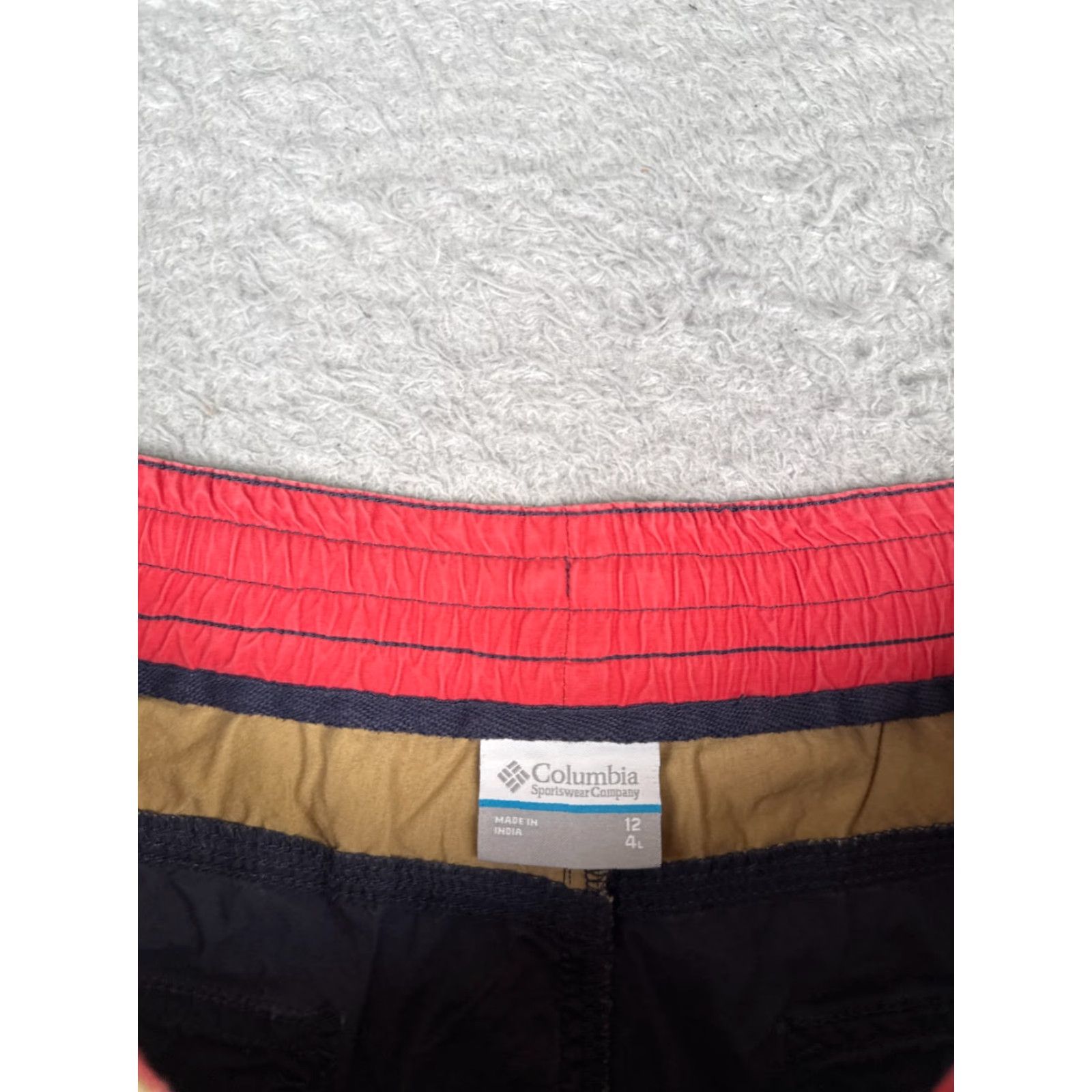 Vintage Columbia Women's Shorts Size 12 Blue 100% Cotton Hiking Cargo Pockets Regular Fit Size 34" / US 12 / IT 48 - 7 Thumbnail