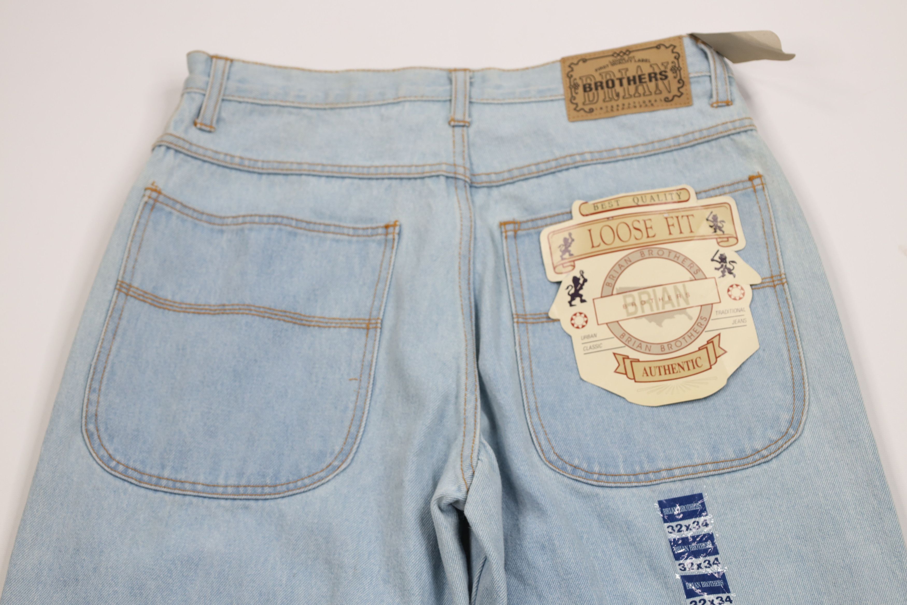 Vintage Deadstock Vintage 90s Streetwear Loose Fit Skateboard Jeans Size US 32 / EU 48 - 8 Thumbnail