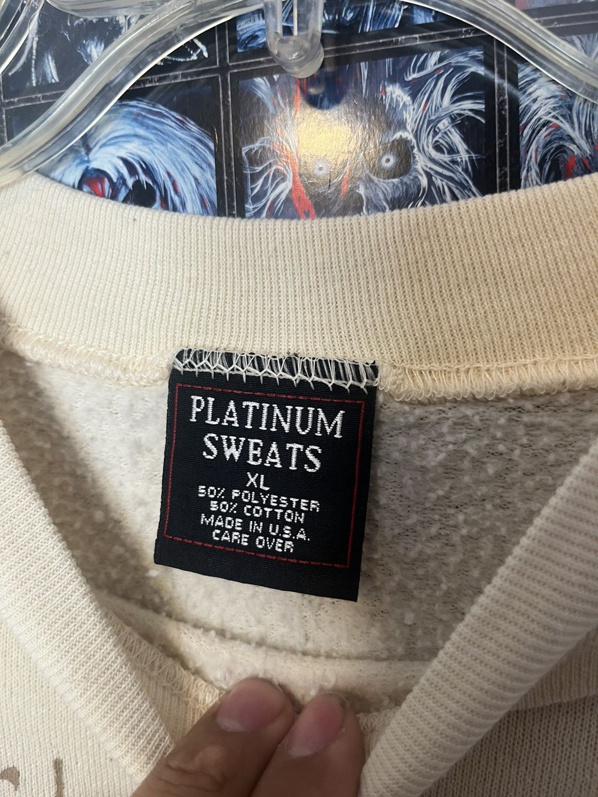 Fruit Of The Loom Vintage 90’s 1995 USA Bach , God music religion Sweatshirt Size US XL / EU 56 / 4 - 6 Thumbnail
