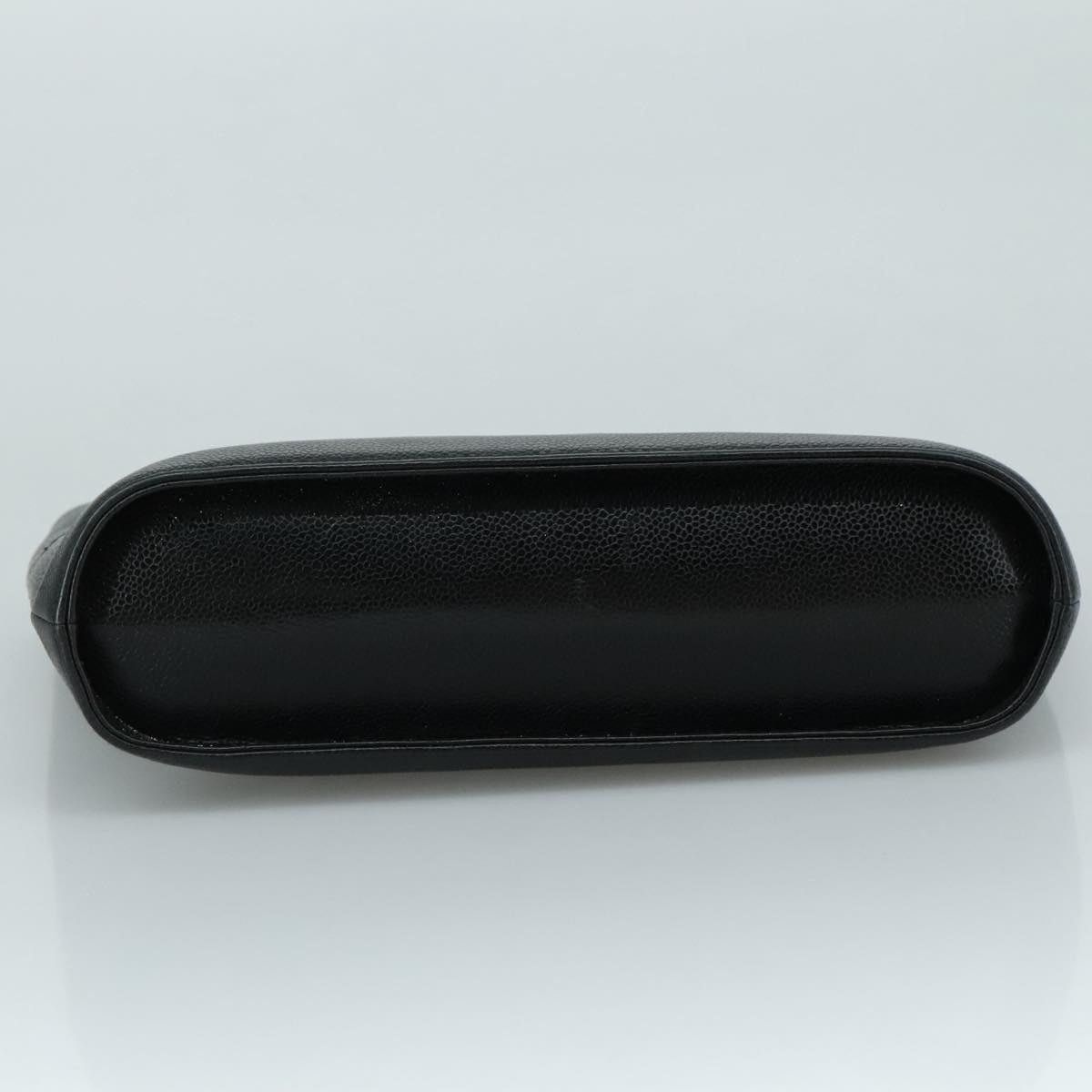 Chanel CHANEL Hand Bag Caviar Skin Black CC Size ONE SIZE - 5 Thumbnail