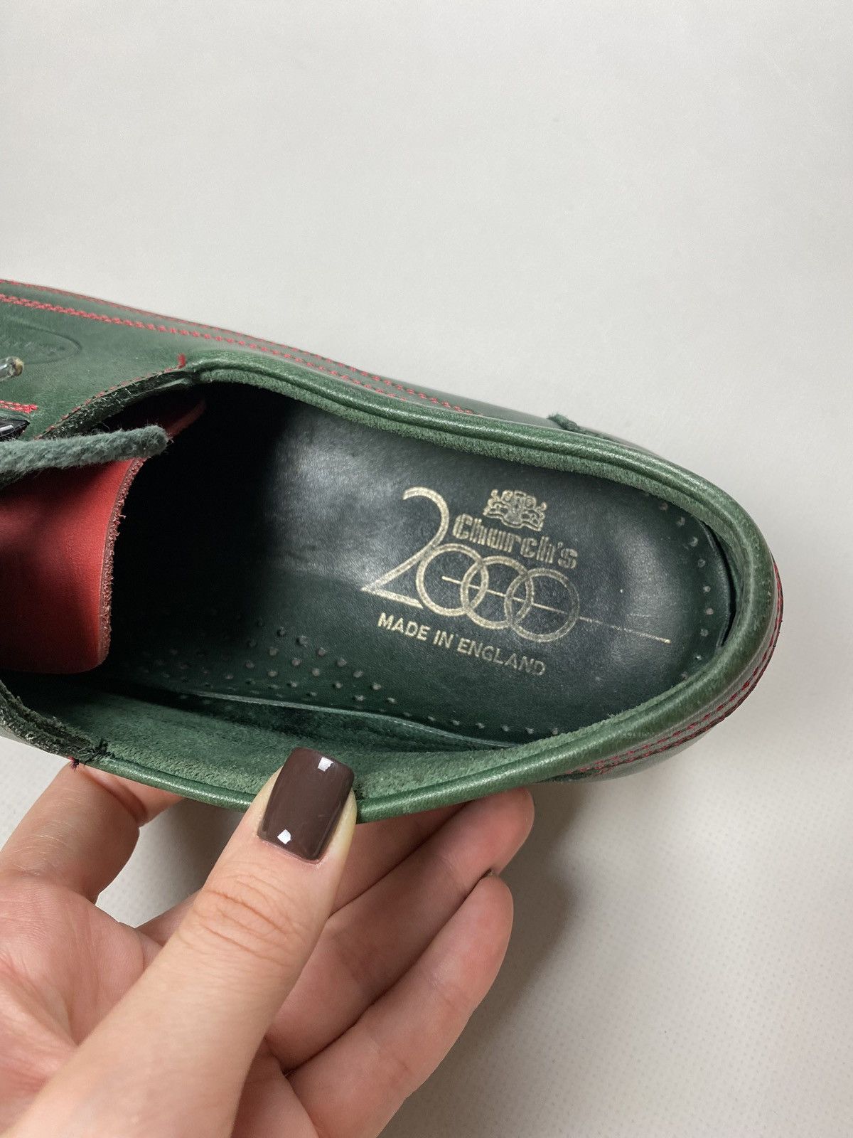 Church's Church’s 2000 Antigua Marine men’s leather boat shoes Size US 8.5 / EU 41-42 - 19 Thumbnail