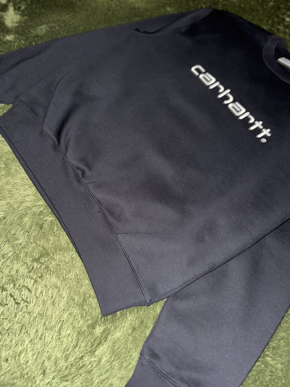 Carhartt Wip Carhartt WIP Embroidered Soft Touch Sweatshirt Black Size US XL / EU 56 / 4 - 5 Thumbnail