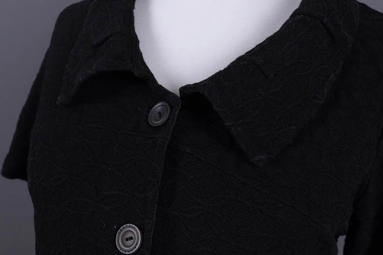 Transit Transit Par Such 392 Black Floral Blouse Shirt Sz 3 / L Size L / US 10 / IT 46 - 8 Thumbnail