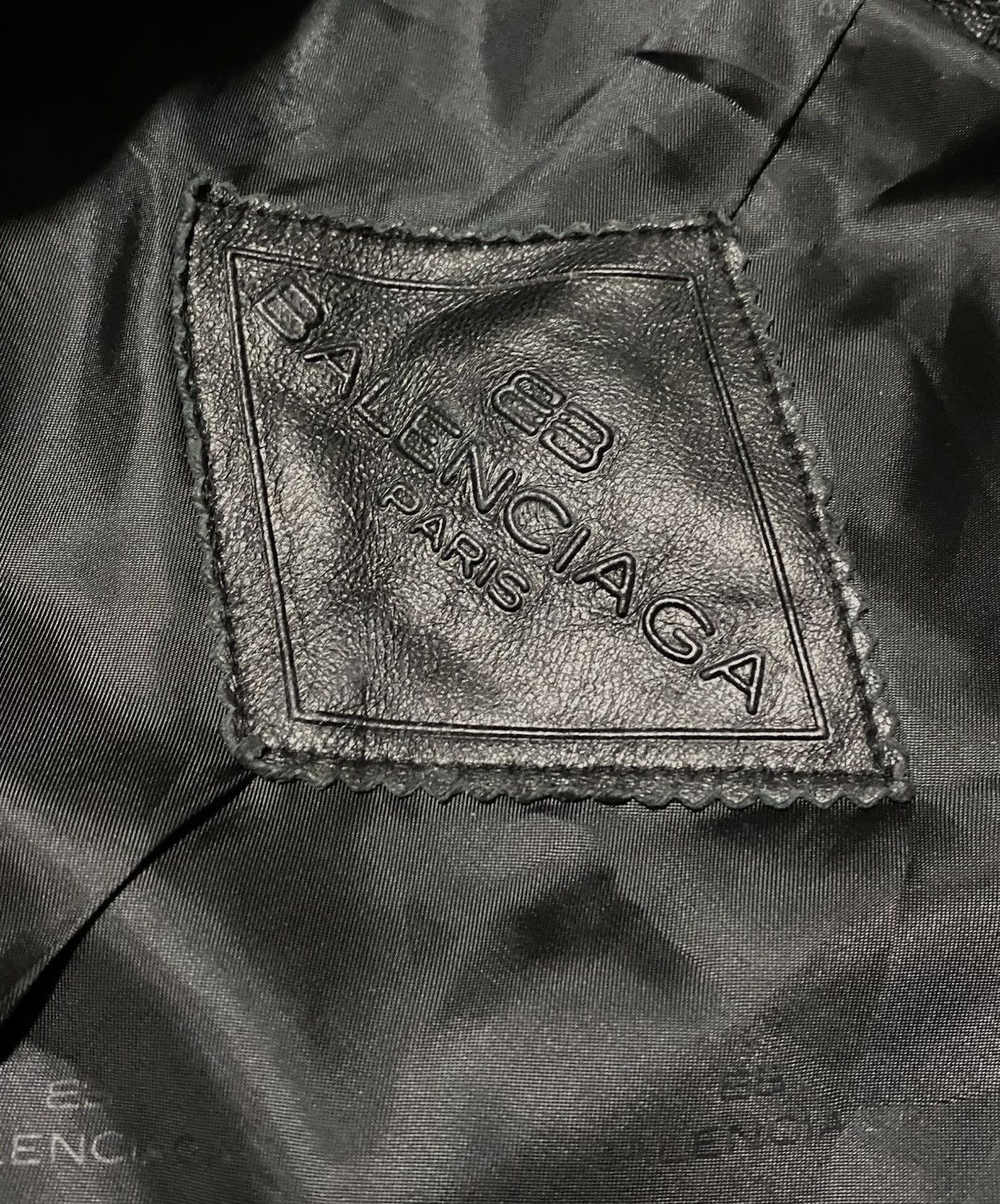 Balenciaga Balenciaga - 1997 Leather Zip-up Jacket Size US L / EU 52-54 / 3 - 17 Thumbnail
