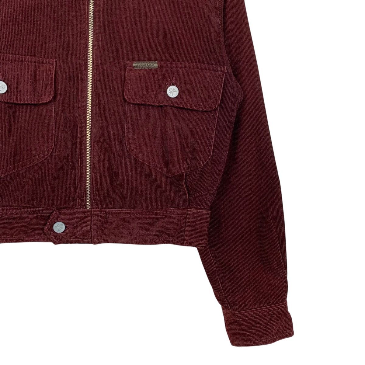 Calvin Klein ☀️CK Jeans corduroy cropped zipper jacket Size US S / EU 44-46 / 1 - 6 Thumbnail