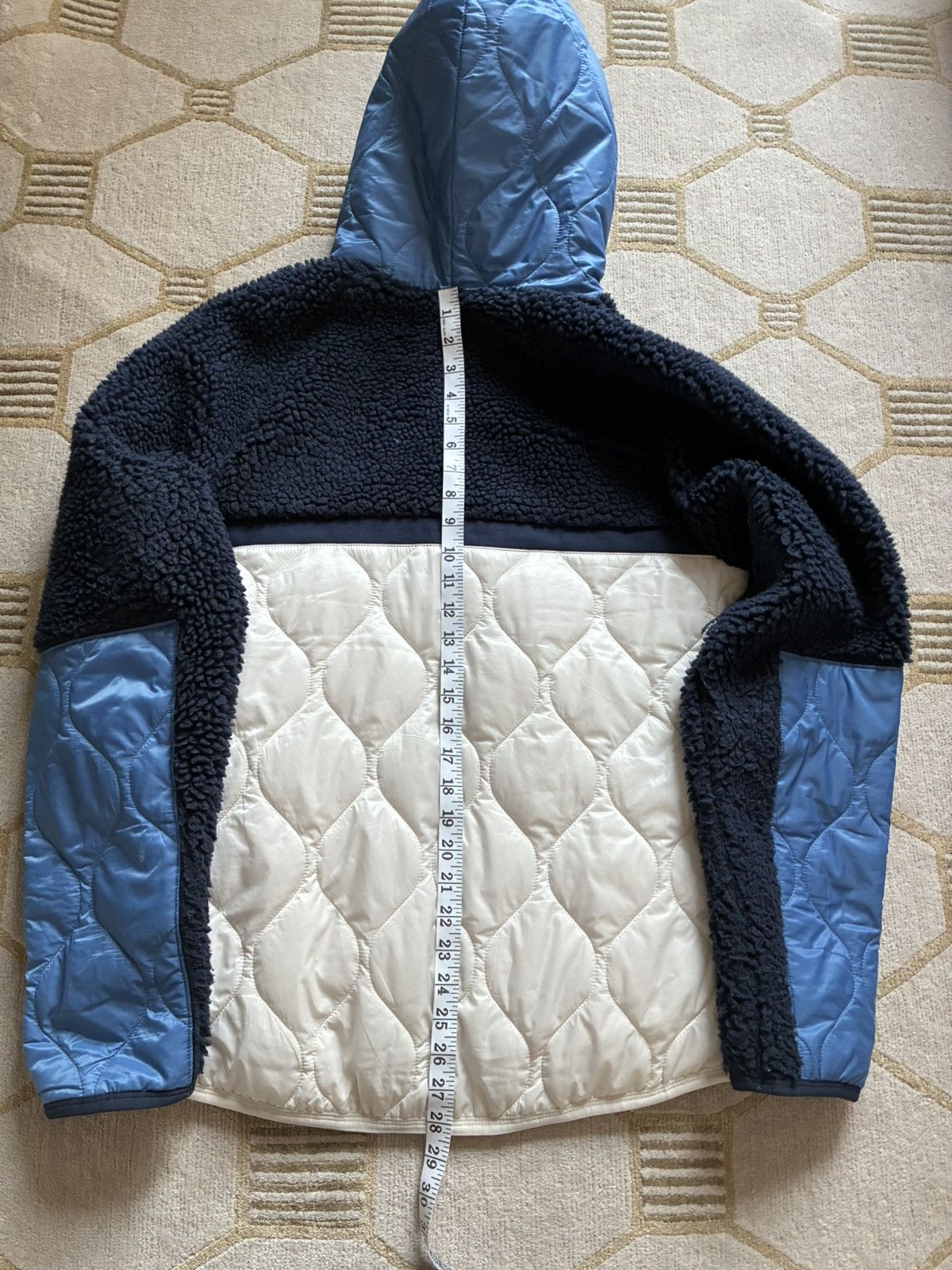 Nike Nike Quilted Hooded Sherpa Fleece Jacket Size US M / EU 48-50 / 2 - 7 Thumbnail