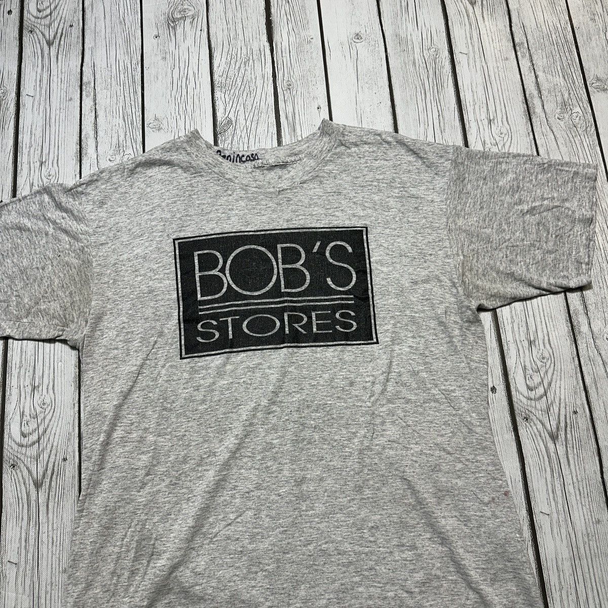Vintage Vintage Bob’s Stores tee Size US L / EU 52-54 / 3 - 4 Thumbnail