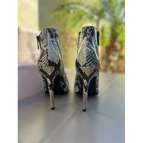 BP. BP. Womens Catch Me Snake Print Zip Up Ankle Short Booties S Size US 6.5 / IT 36.5 - 4 Thumbnail