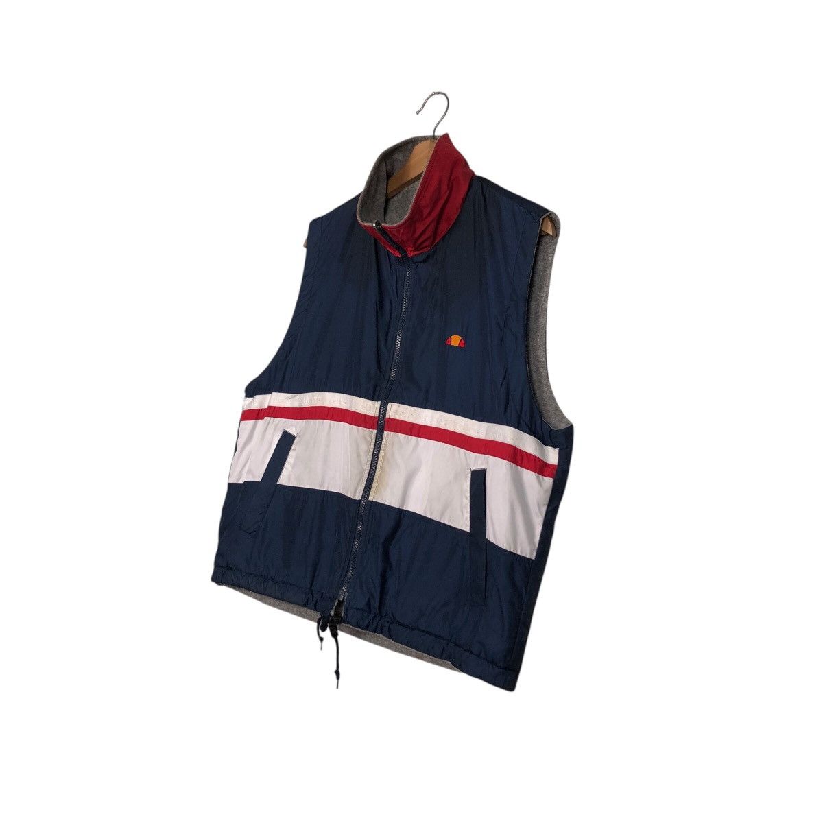 Japanese Brand 📌Vintage Reversible Tank Top Vest Ellesse Big Logo Size US M / EU 48-50 / 2 - 3 Thumbnail