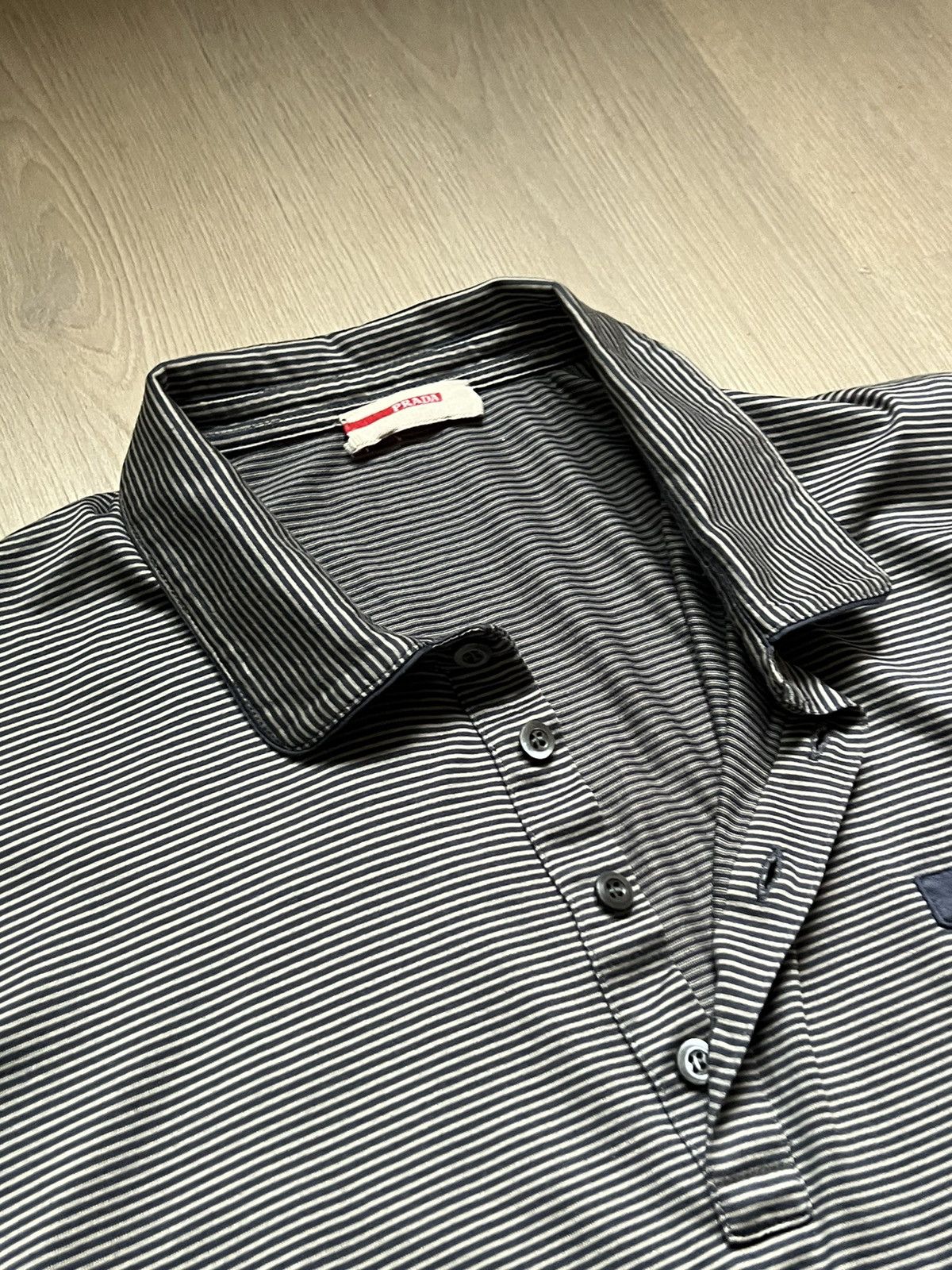 Blue tab polo