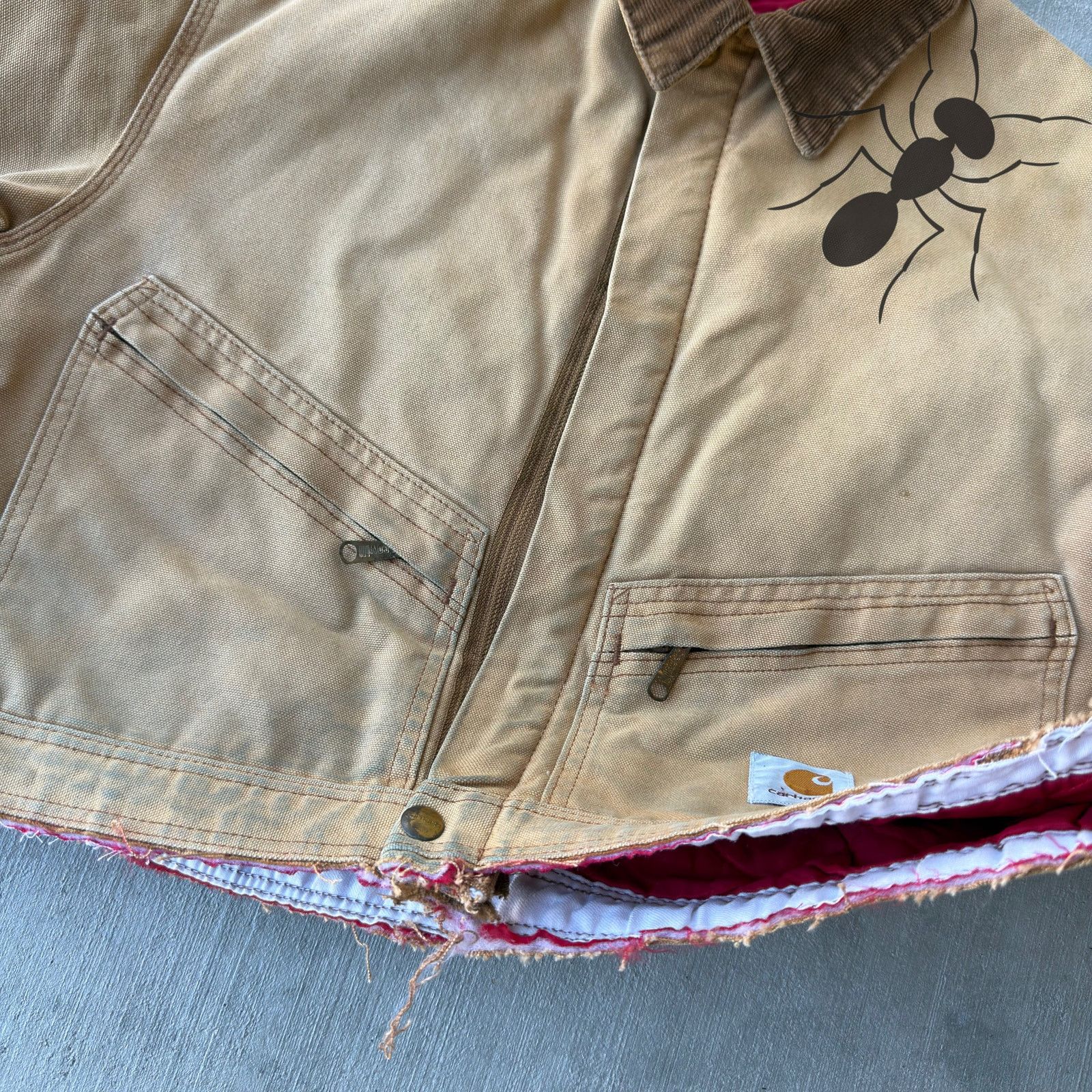 Carhartt × Vintage Carhartt brown cropped Detroit style work wear jacket Size US M / EU 48-50 / 2 - 5 Thumbnail