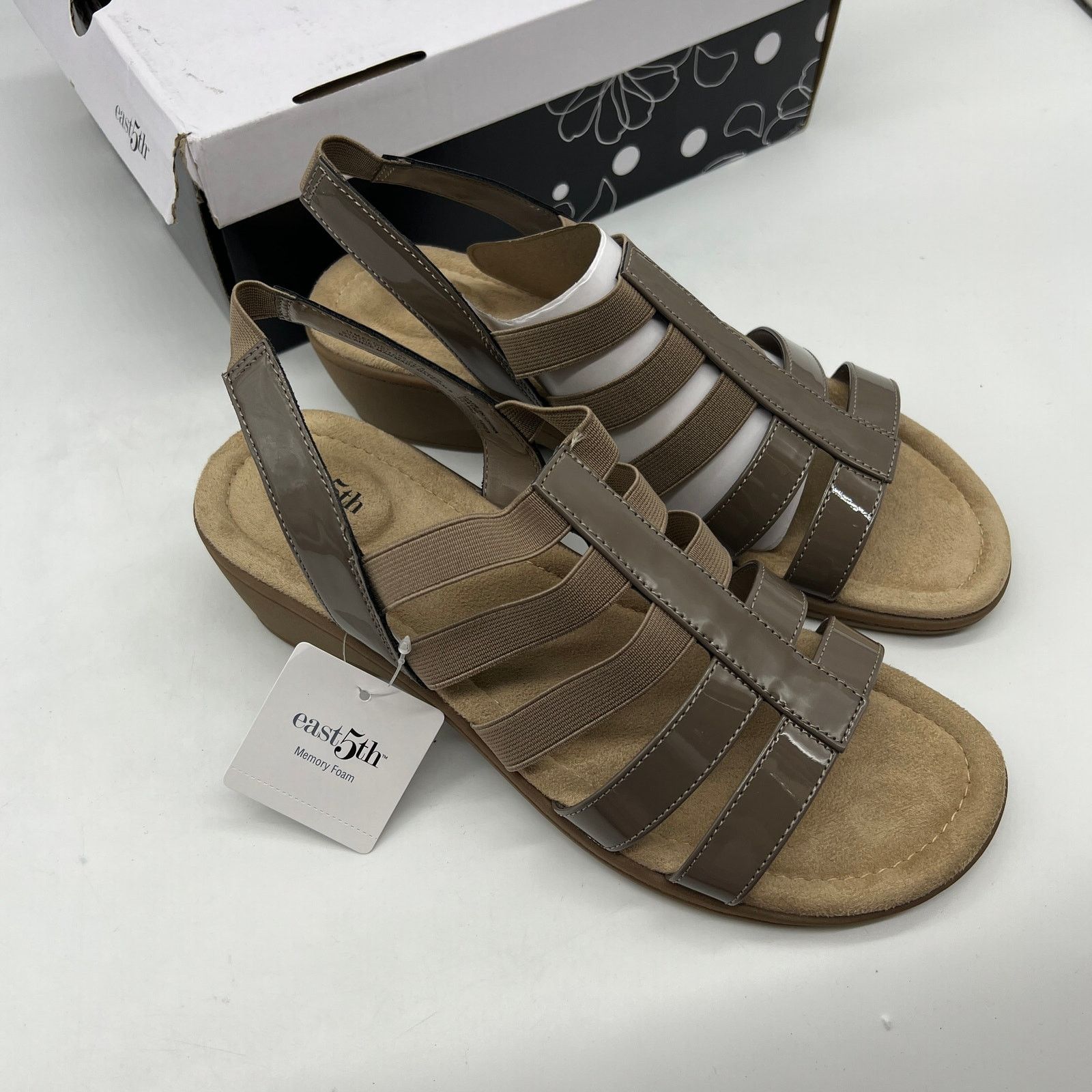 Other East 5th Ivey Women's Memory Foam Sling Back Sandals Br Size US 11 / IT 41 - 2 Thumbnail
