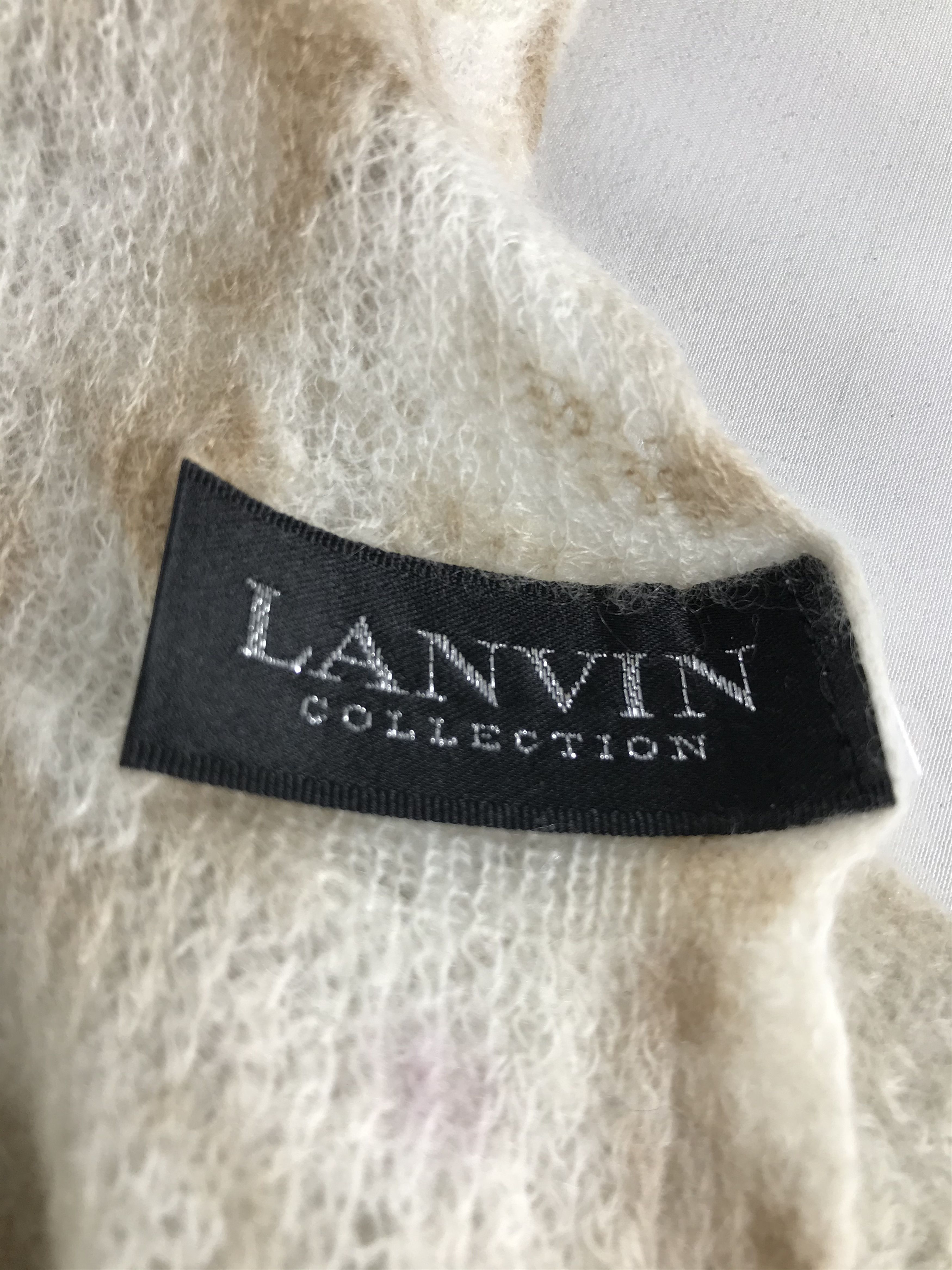 Lanvin Lanvin Cashmere Scarf Muffler V567 Size ONE SIZE - 4 Thumbnail