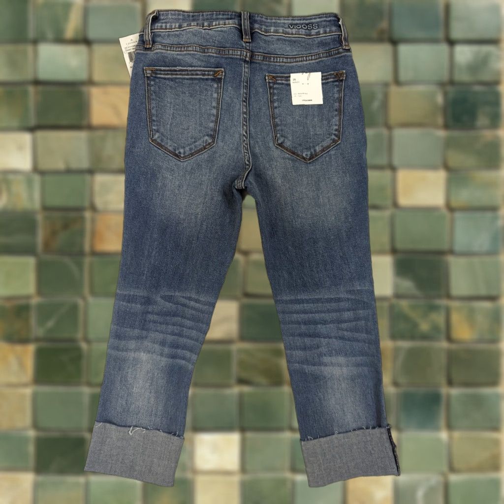 Vintage **Women's Vigoss Marley Crop Blue Jeans Size 26** User: **Women's Vigoss Marley Crop Blue Size 26 Jeans** Size ONE SIZE - 1 Thumbnail
