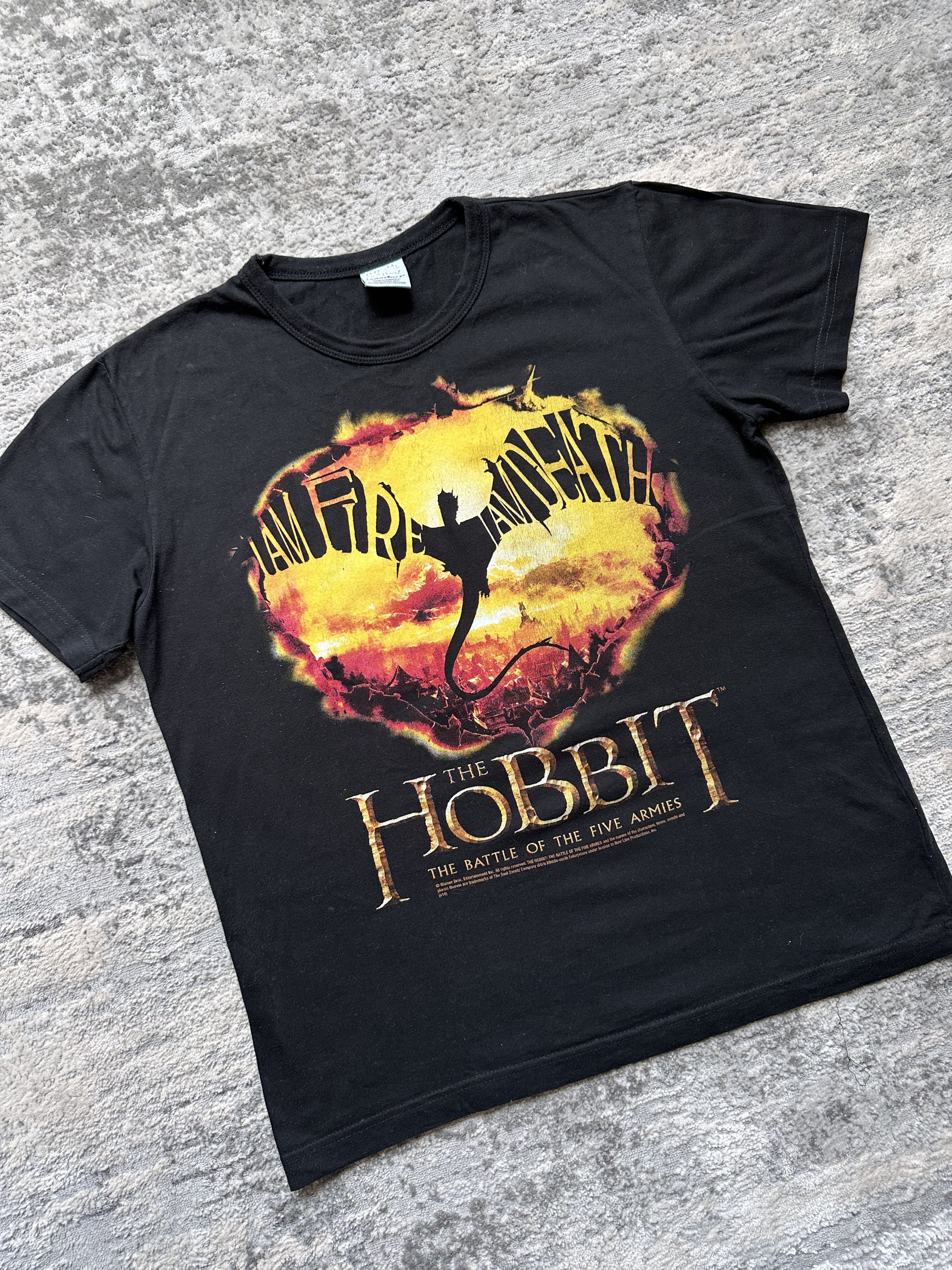 Vintage The hobbit i am fire i am death t shirt Size US M / EU 48-50 / 2 - 2 Thumbnail