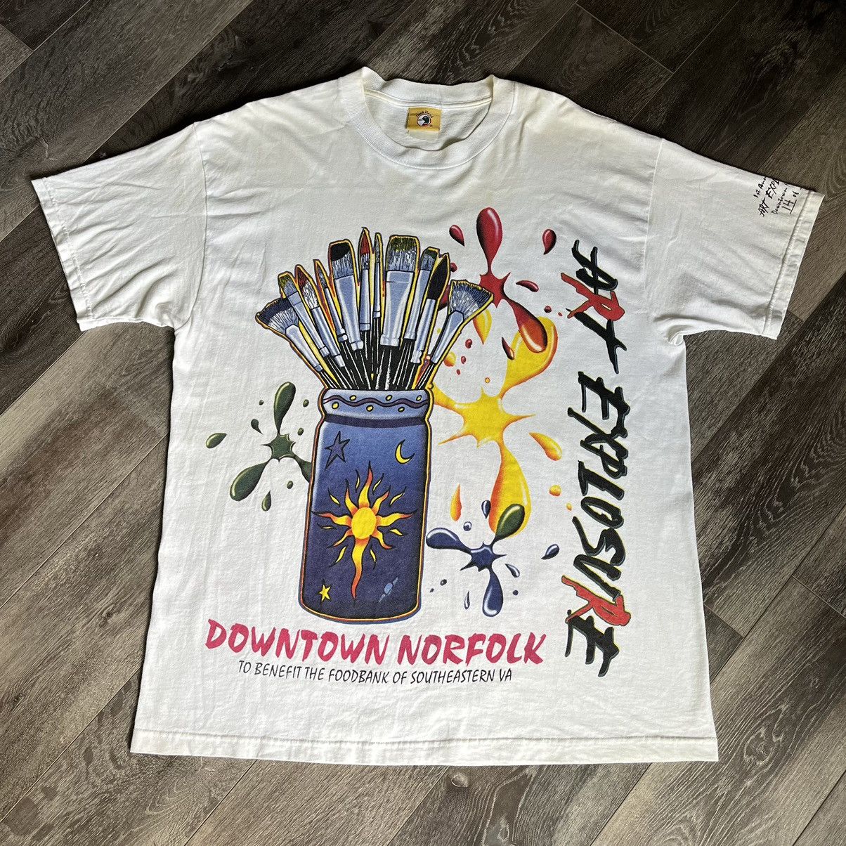 Vintage 1999 1st Annual Art Explosure Big Logo Graphic Tee
