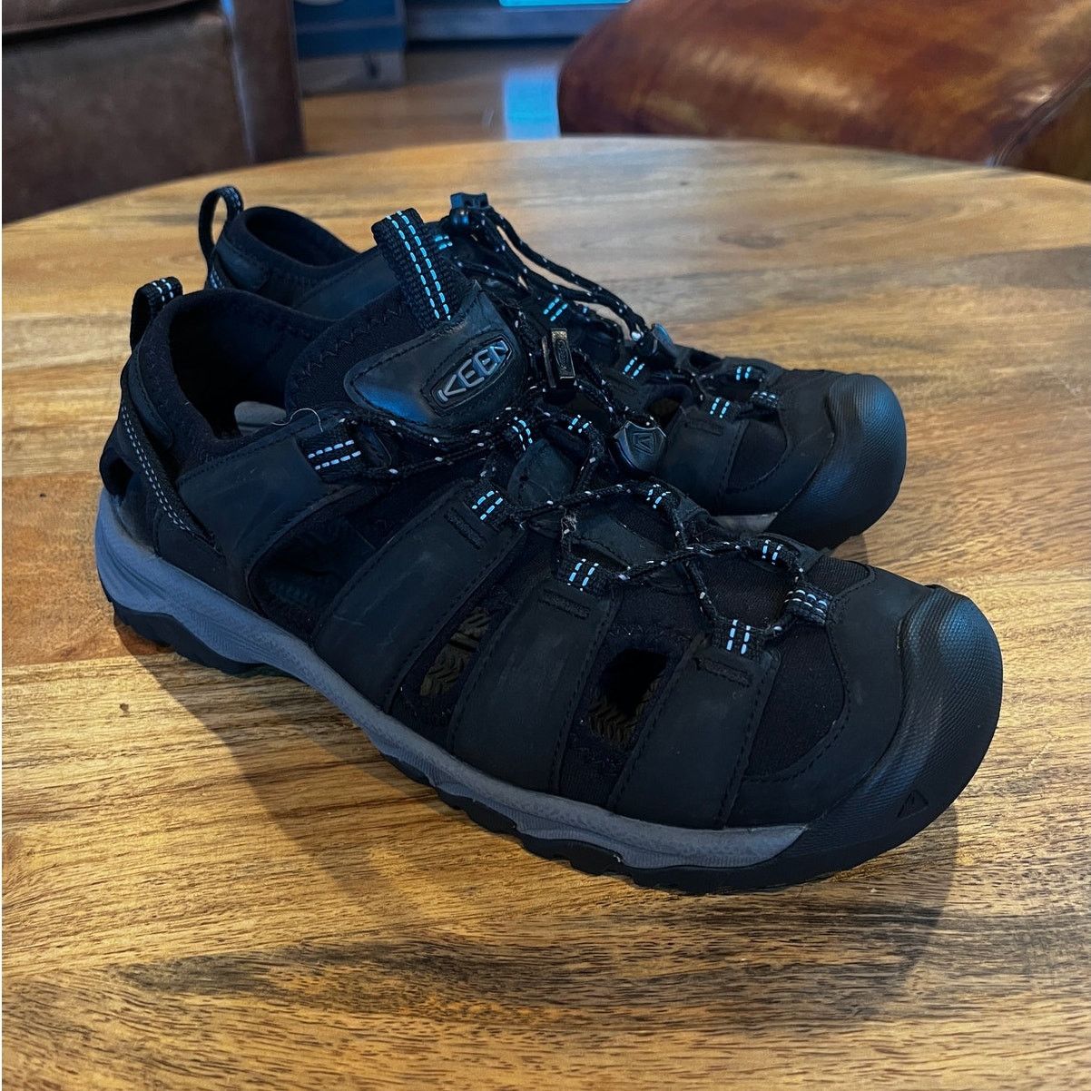 KEEN KEEN Targhee III Outdoor Hiking Trail Sandals Black Men's 9 Size US 9 / EU 42 - 2 Thumbnail