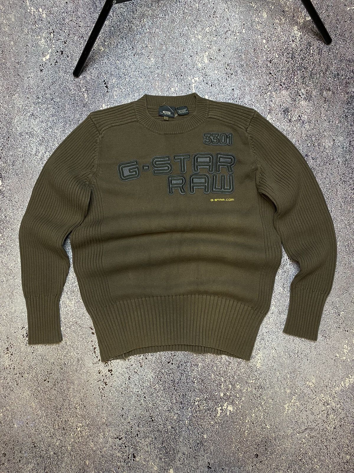 G-Star × Japanese Brand 💥AVANT GARDE G STAR RAW KNIT SWEATER Size US L / EU 52-54 / 3 - 1 Thumbnail