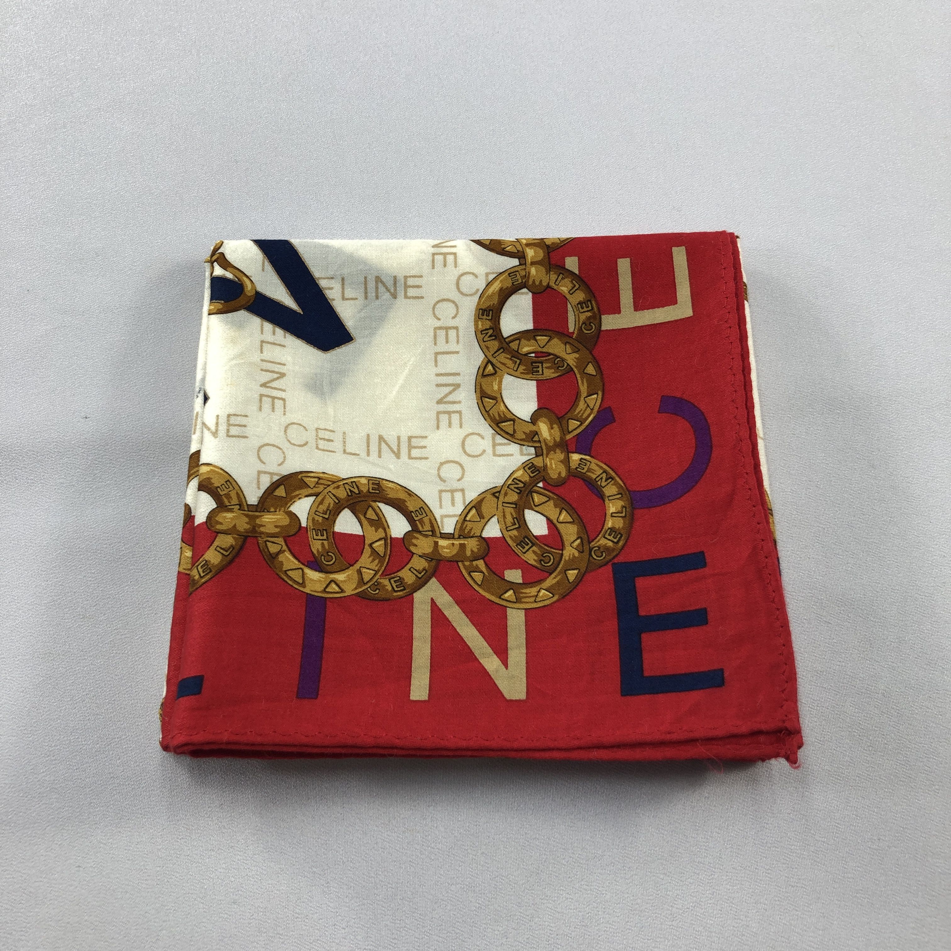Celine Celine Handkerchief Neckerchief Bandana H3029 Size ONE SIZE - 14 Thumbnail