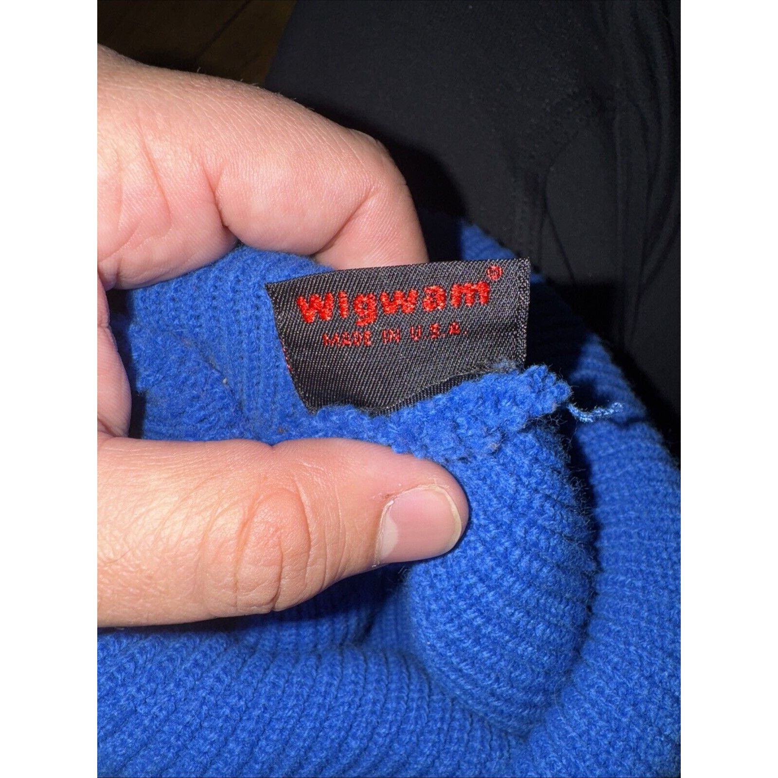 Japanese Brand × Vintage Vintage Wigwam Beanie Blue Made In USA Size ONE SIZE - 2 Thumbnail