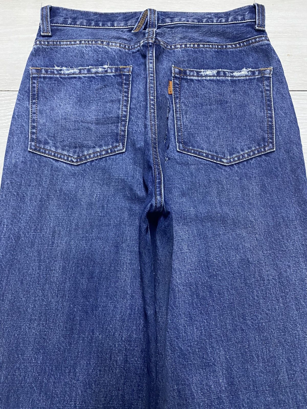 Japanese Brand Vintage Rodeo Crown Blue Wash Ifsixwasnine Style Flare Jeans Size US 29 - 4 Thumbnail