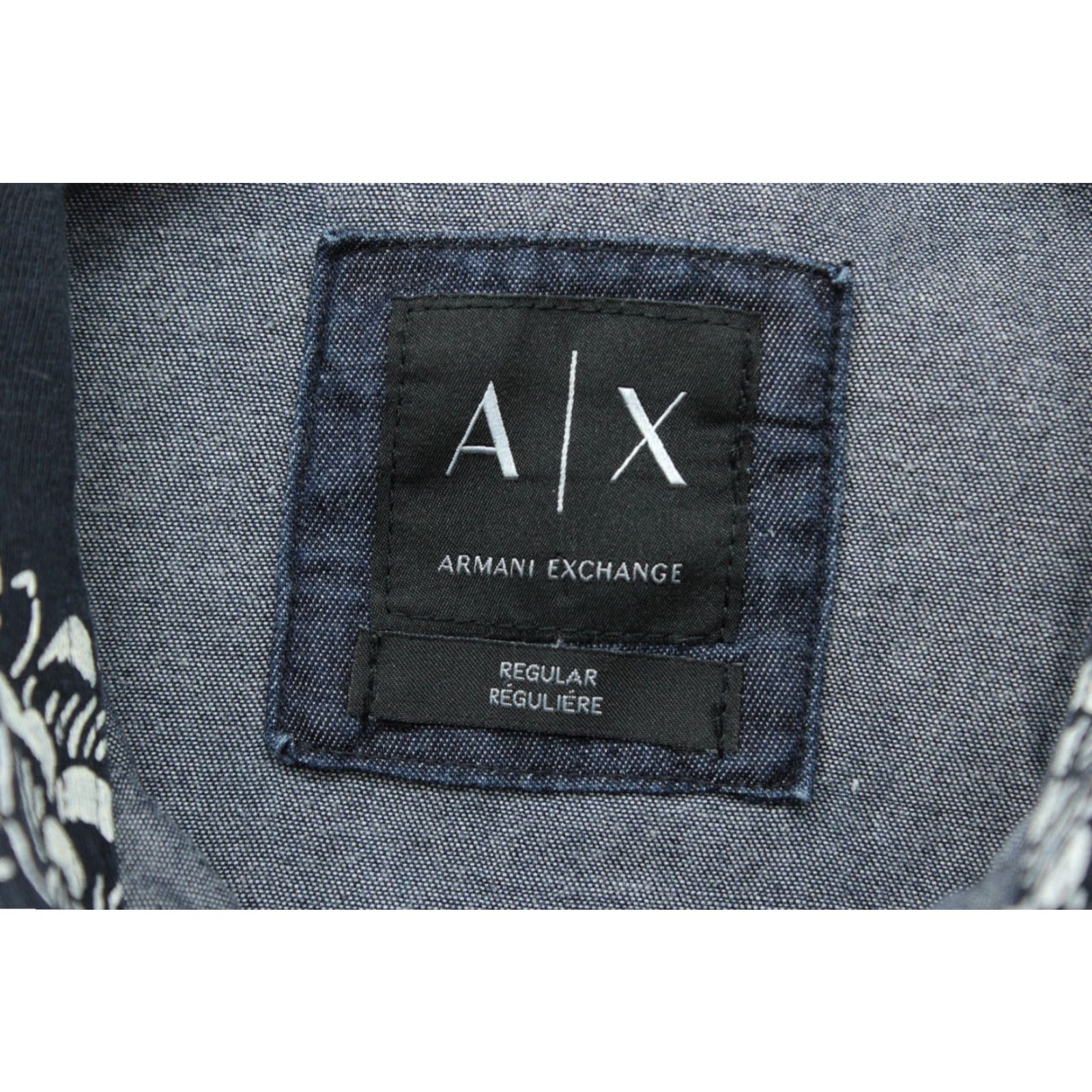 Armani Exchange Armani Exchange Denim Shirt Men's Small Regular Fit Long Sleeve Contrasting Trim Size US S / EU 44-46 / 1 - 5 Thumbnail