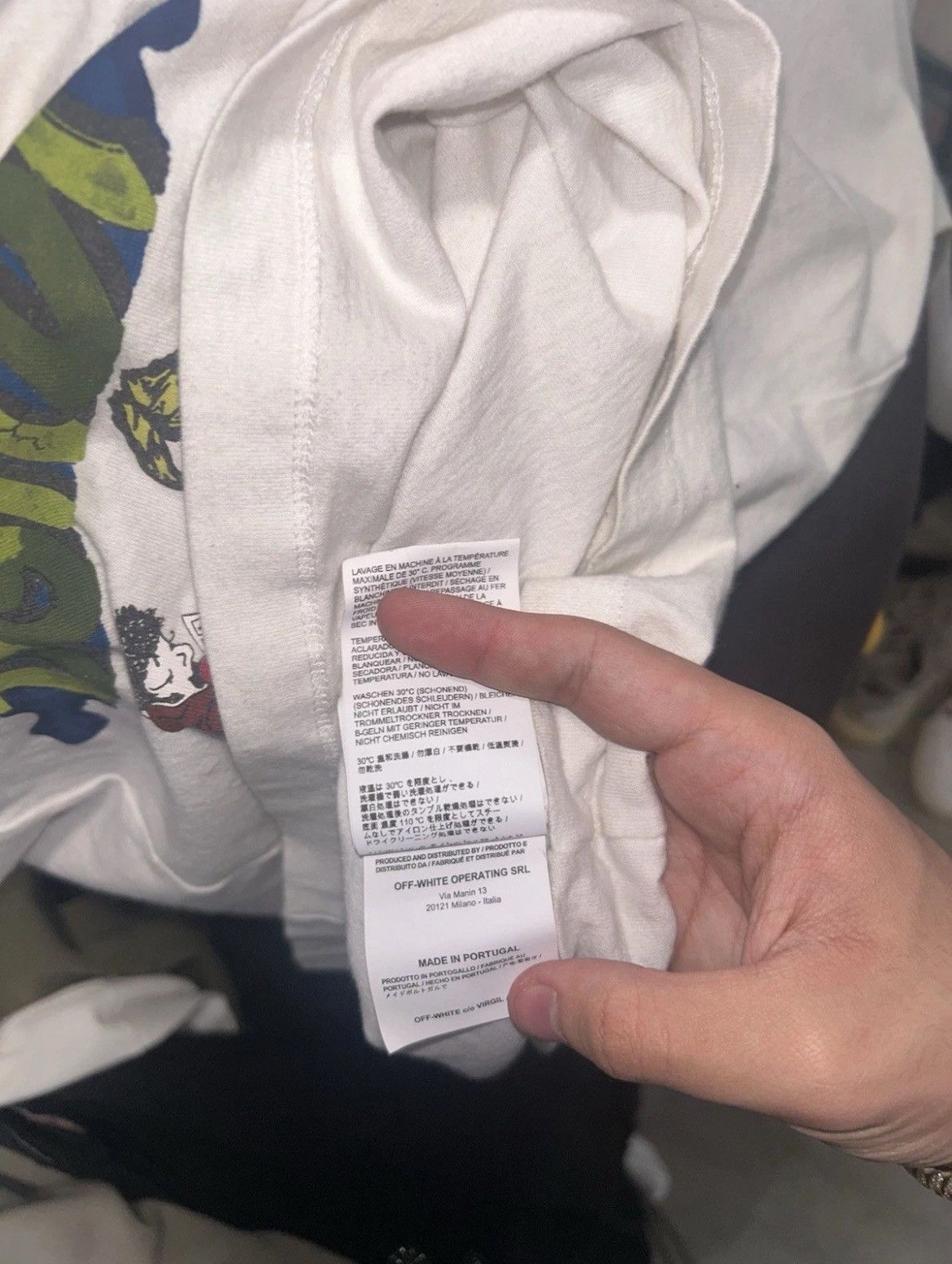 Off-White Off White Long Sleeve Size Xl Preowned Size US XL / EU 56 / 4 - 5 Thumbnail