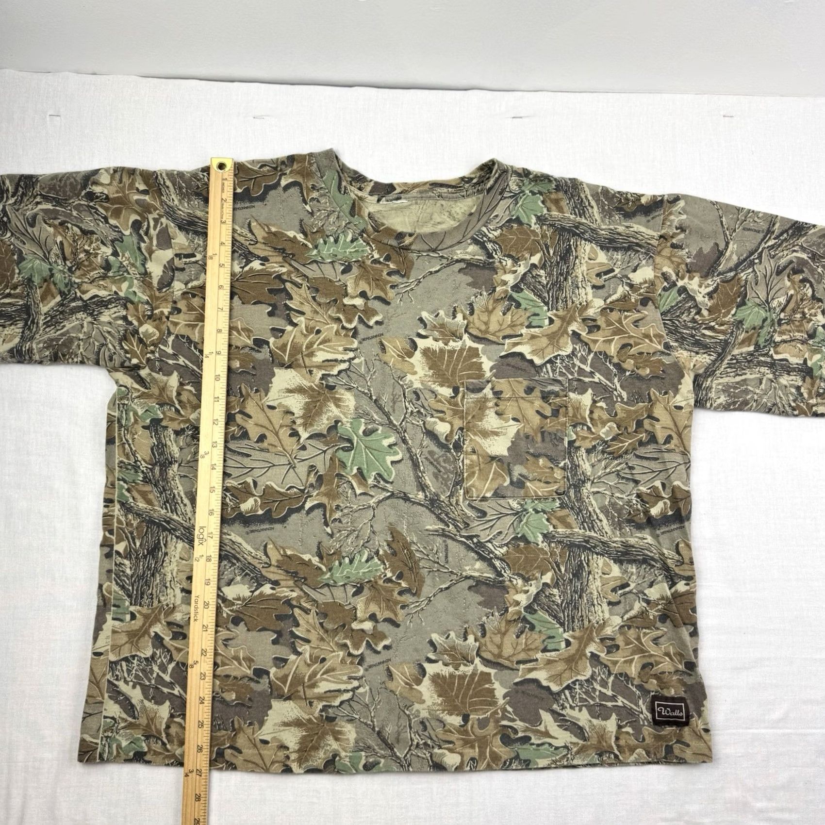 Walls VINTAGE Walls Camp Pocket T Shirt Adult XL Green Camouflage Hipster 90s Outdoor Nature Shirt Mens Size US XL / EU 56 / 4 - 6 Thumbnail