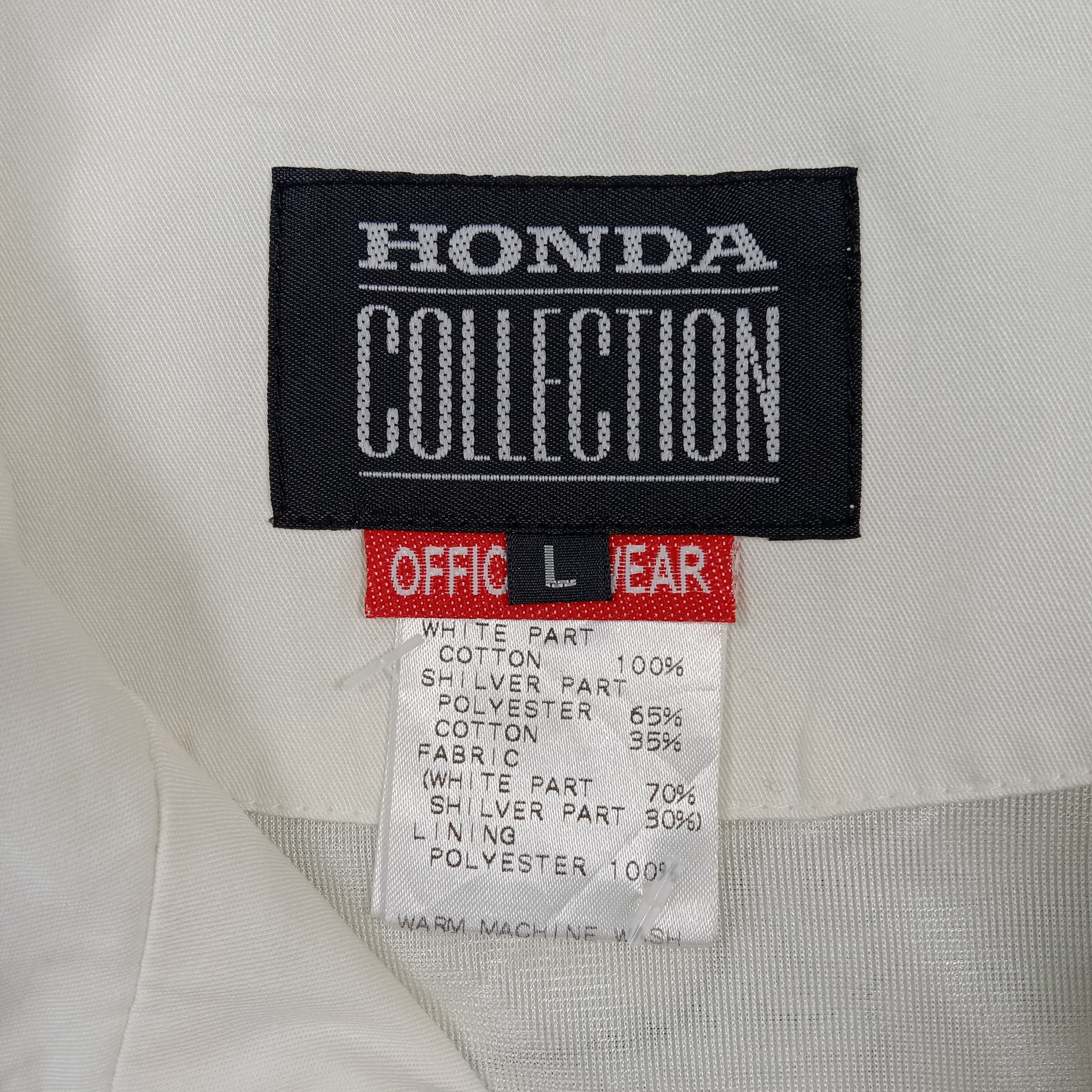Honda 90s BAR Honda F1 Racing Reflective Jacket C278N20 Size US L / EU 52-54 / 3 - 4 Thumbnail
