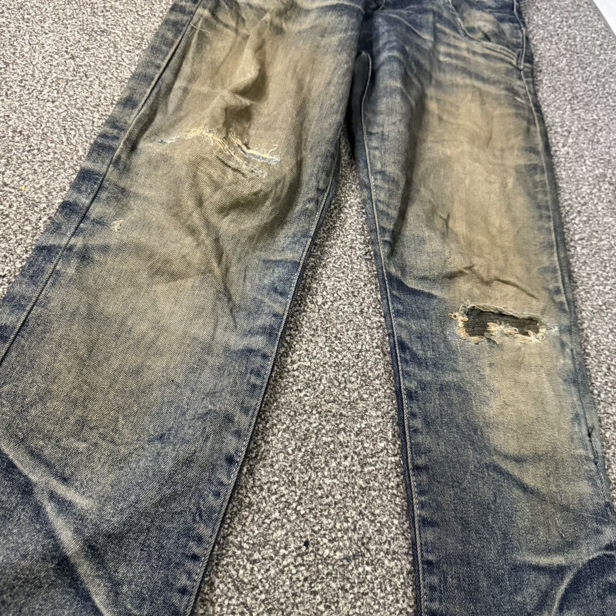 If Six Was Nine Vintage Archival 90s Seed Distressed Trashed Dirty Pants Size US 30 / EU 46 - 5 Thumbnail