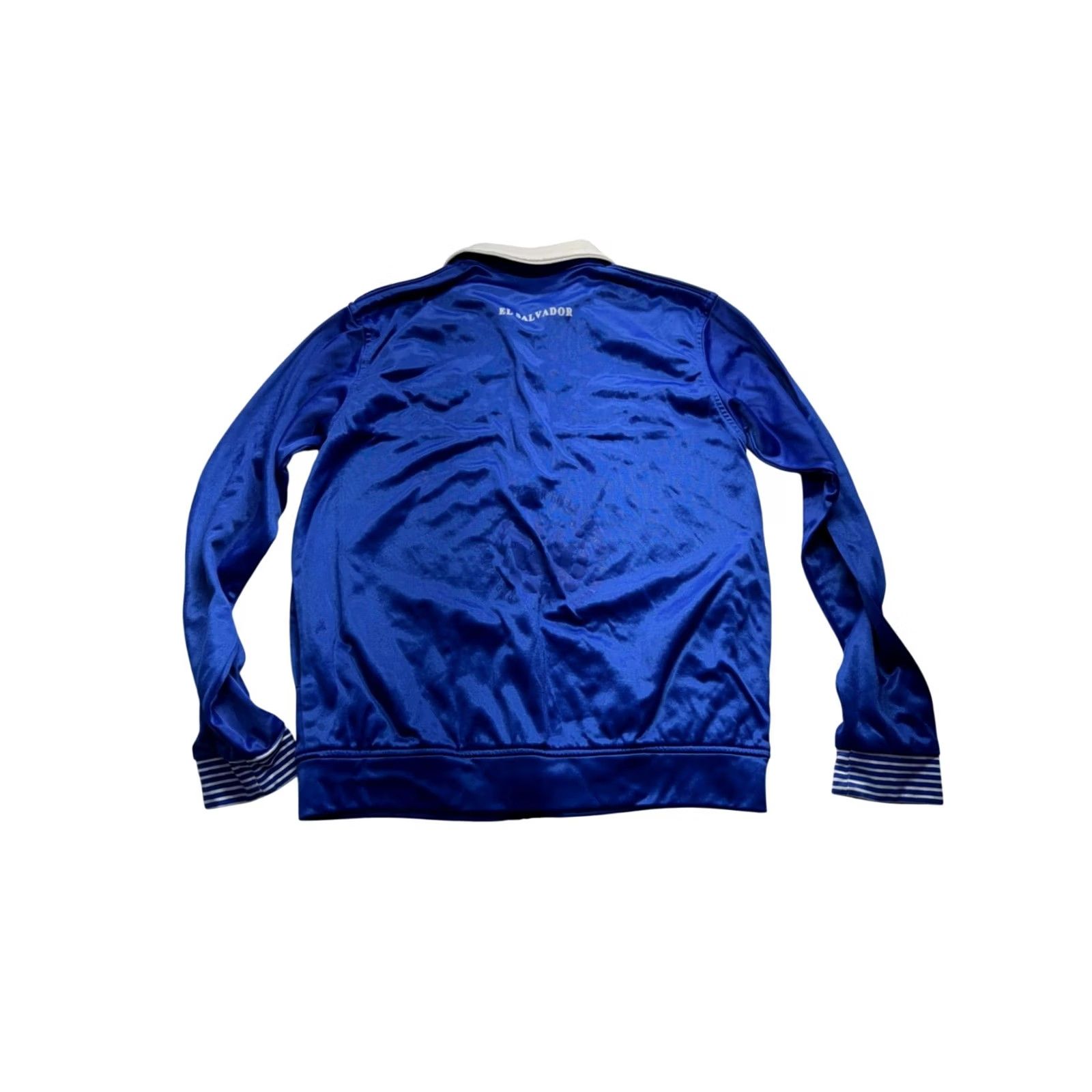 Vintage VINTAGE Men’s El Salvador Sport Jacket Windbreaker Large Blue Mens Size US L / EU 52-54 / 3 - 2 Thumbnail