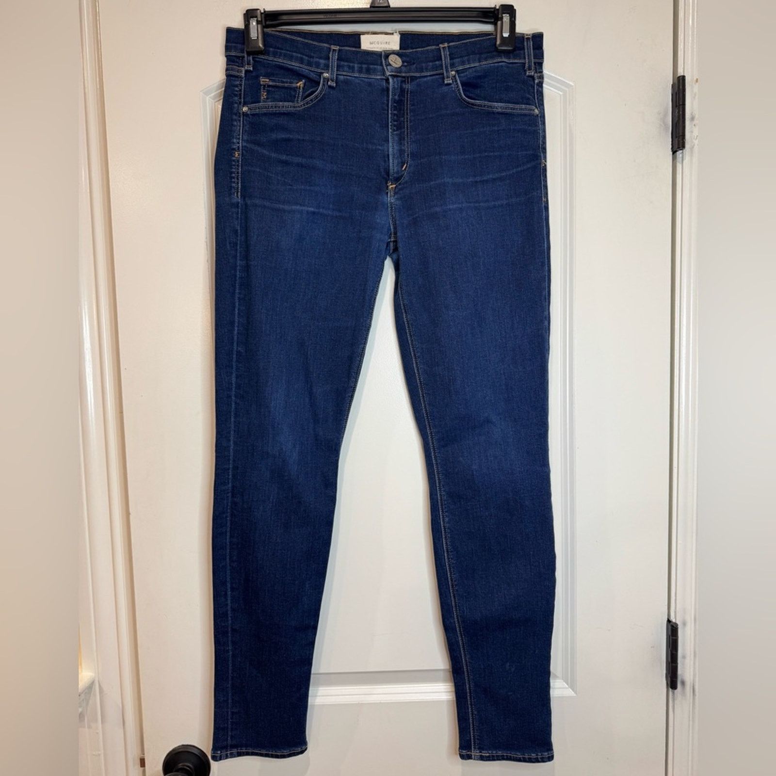 Other MCGUIRE Denim Newton Skinny Jean Size 31 Dark Wash 101A Size 31" - 6 Thumbnail