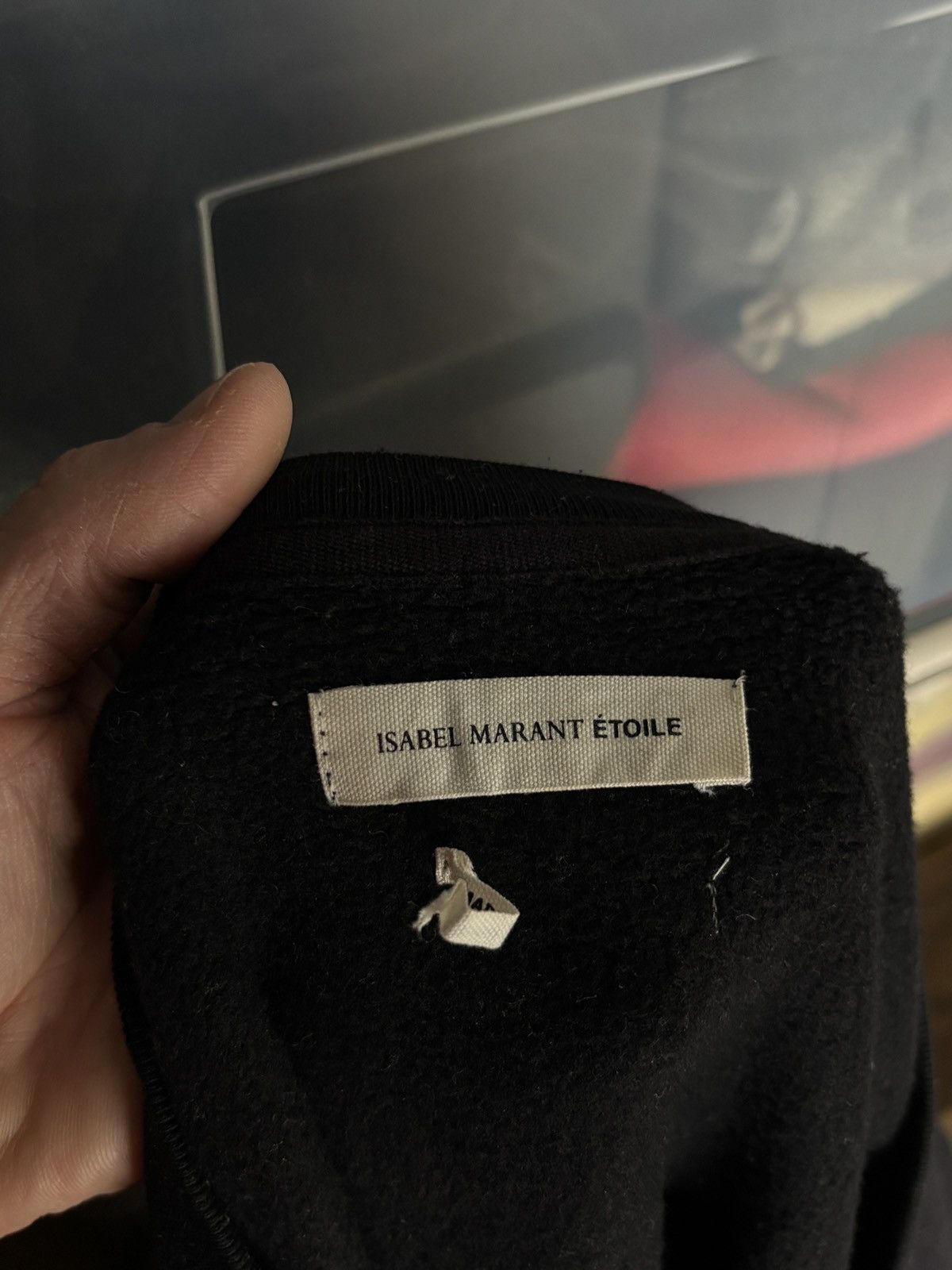 Isabel Marant Etoile Isabel Marant Etoile Fleece Textured Logo Boxy Sweatshirt Size S / US 4 / IT 40 - 7 Thumbnail