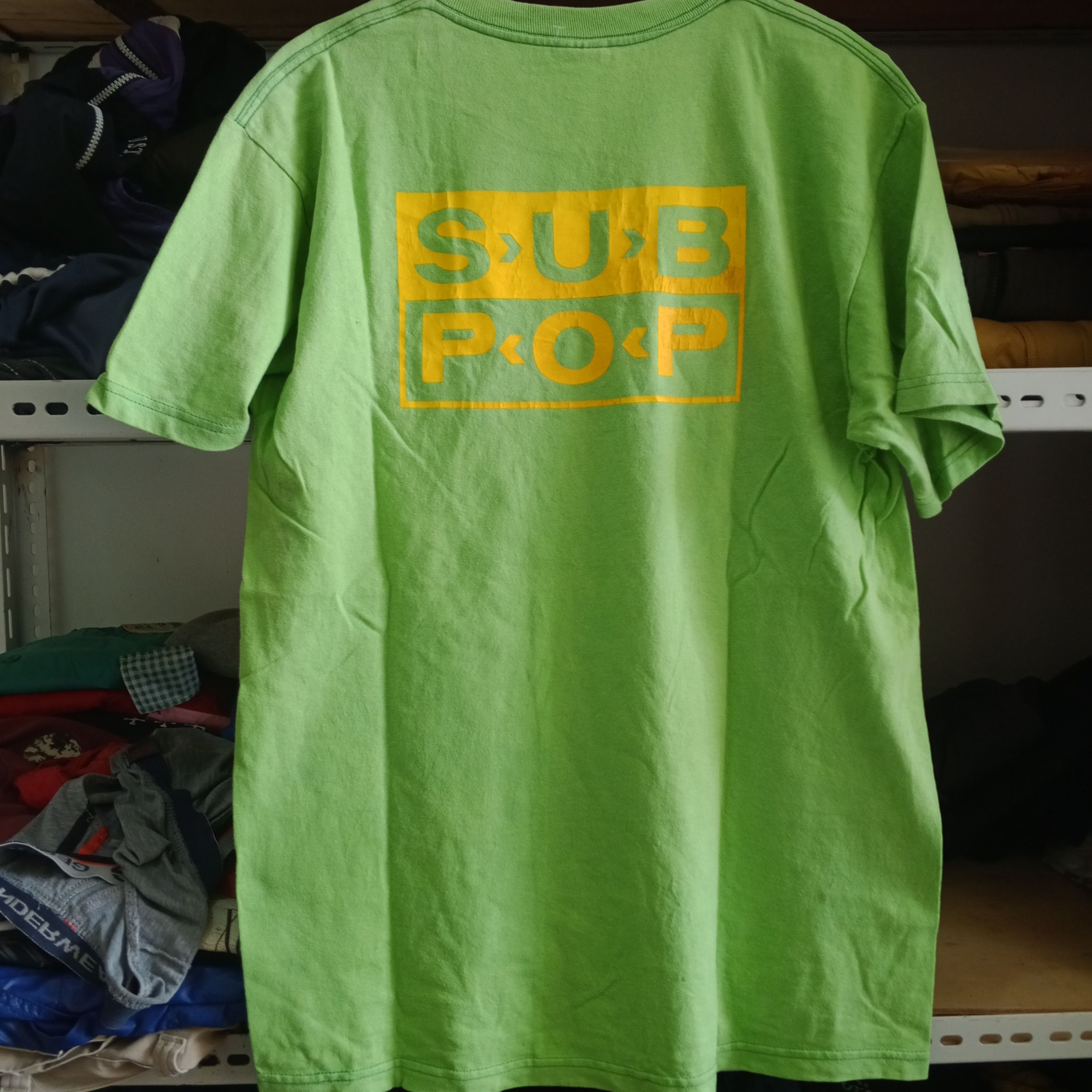 Vintage Vintage Sub Pop Records Shirt Grunge 90s Band Size US M / EU 48-50 / 2 - 5 Thumbnail