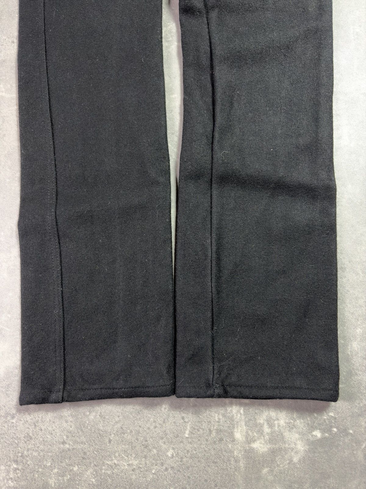 Jean Paul Gaultier 90s/00s Jean Paul Gaultier Zip Belt Heavy Wool Pants 40 S Size 27" / US 4 / IT 40 - 8 Thumbnail
