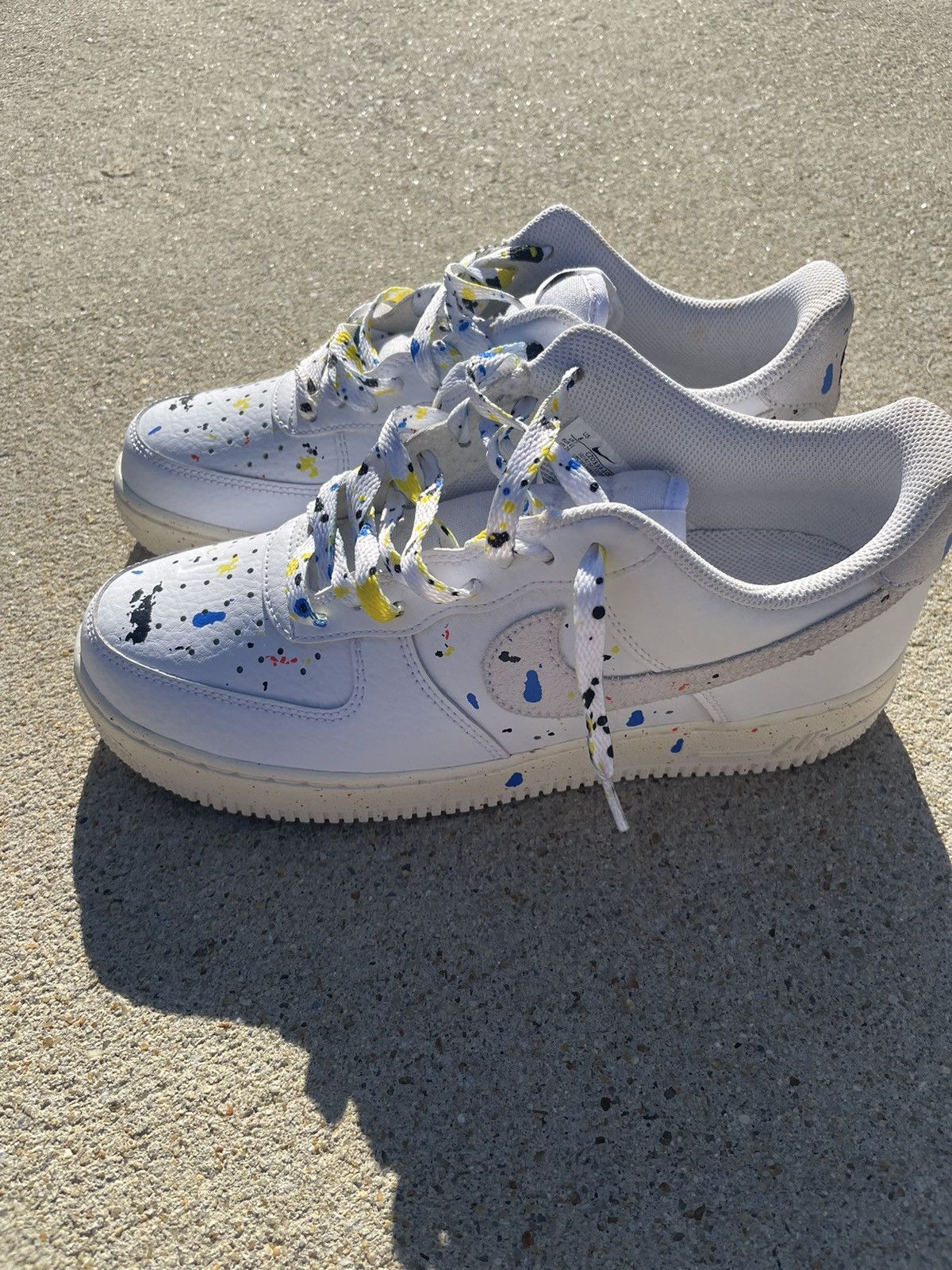 Nike Nike Air Force 1 “ LV8 Paint Splatter” Size US 8 / EU 41 - 3 Thumbnail