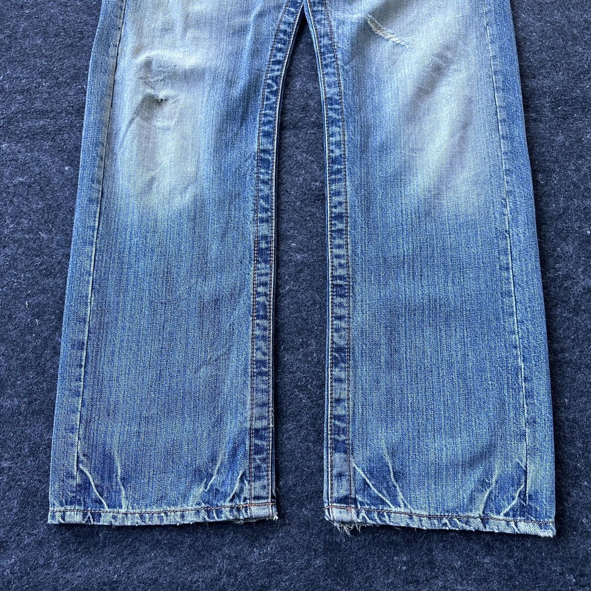 Japanese Brand Fudge Regular Distressed Denim W33 D653 Size US 33 - 8 Thumbnail