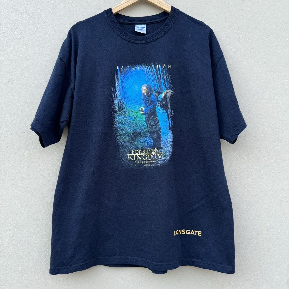 Vintage Vintage the forbidden kingdom jackee chan movie t shirt Size US XL / EU 56 / 4 - 1 Thumbnail