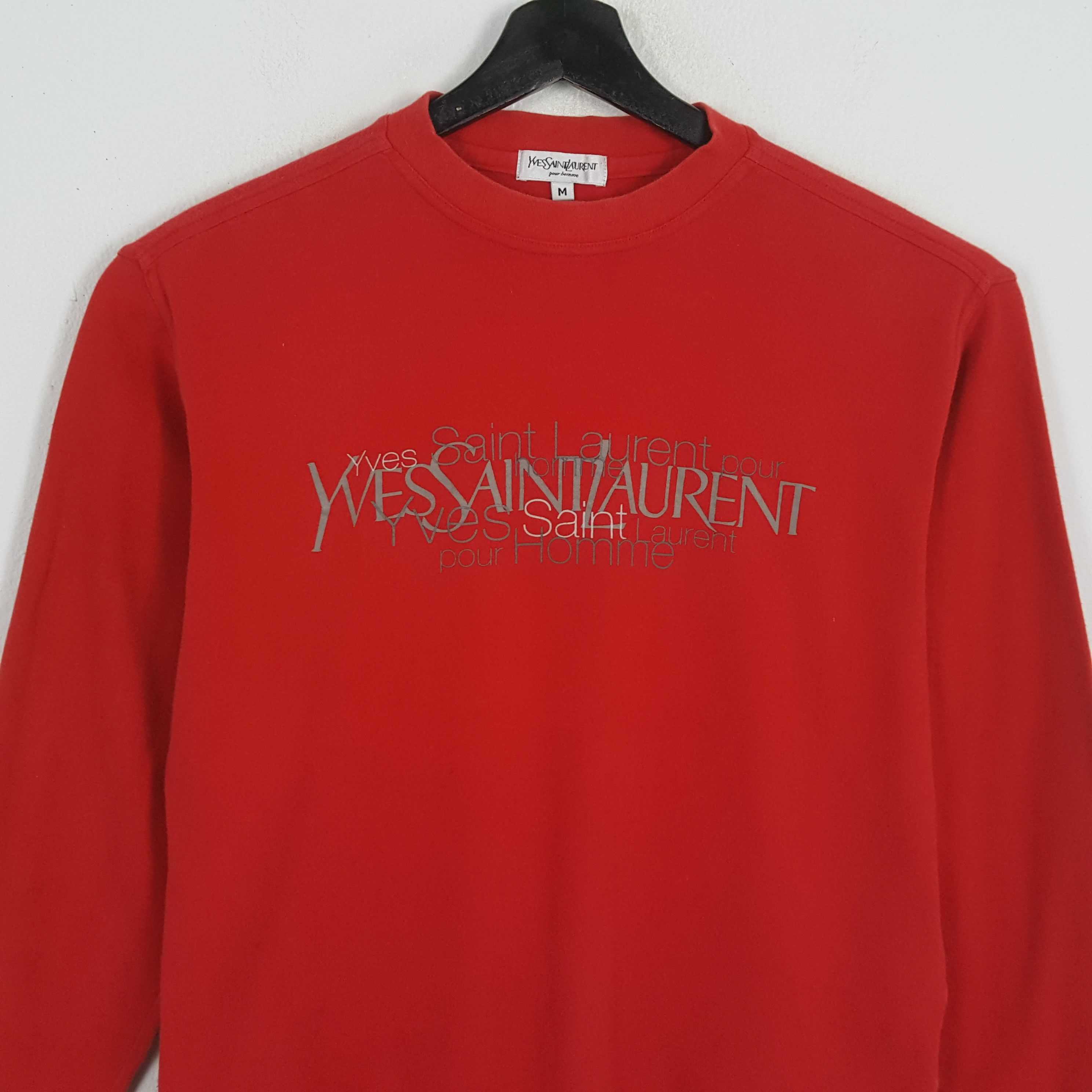 Yves Saint Laurent YVES SAINT LAURENT Luxury Fashion Brand Tshirt Size US L / EU 52-54 / 3 - 2 Thumbnail