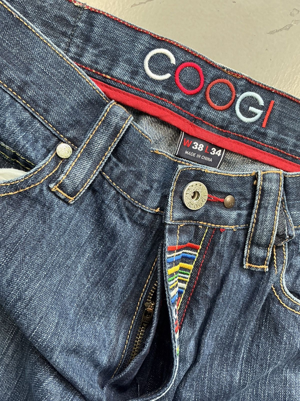 Coogi × Fubu × Vintage Rare vintage Coogi embroidered baggyfit denim pant Size US 36 / EU 52 - 5 Thumbnail