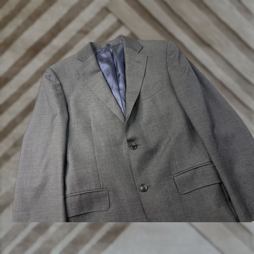 Suitsupply Suitsupply Blazer Mens 2 Button Wool Wool Blazer Sport Coat Jacket Gray 36 Size 36 Sports Coat Size 36R - 1 Thumbnail