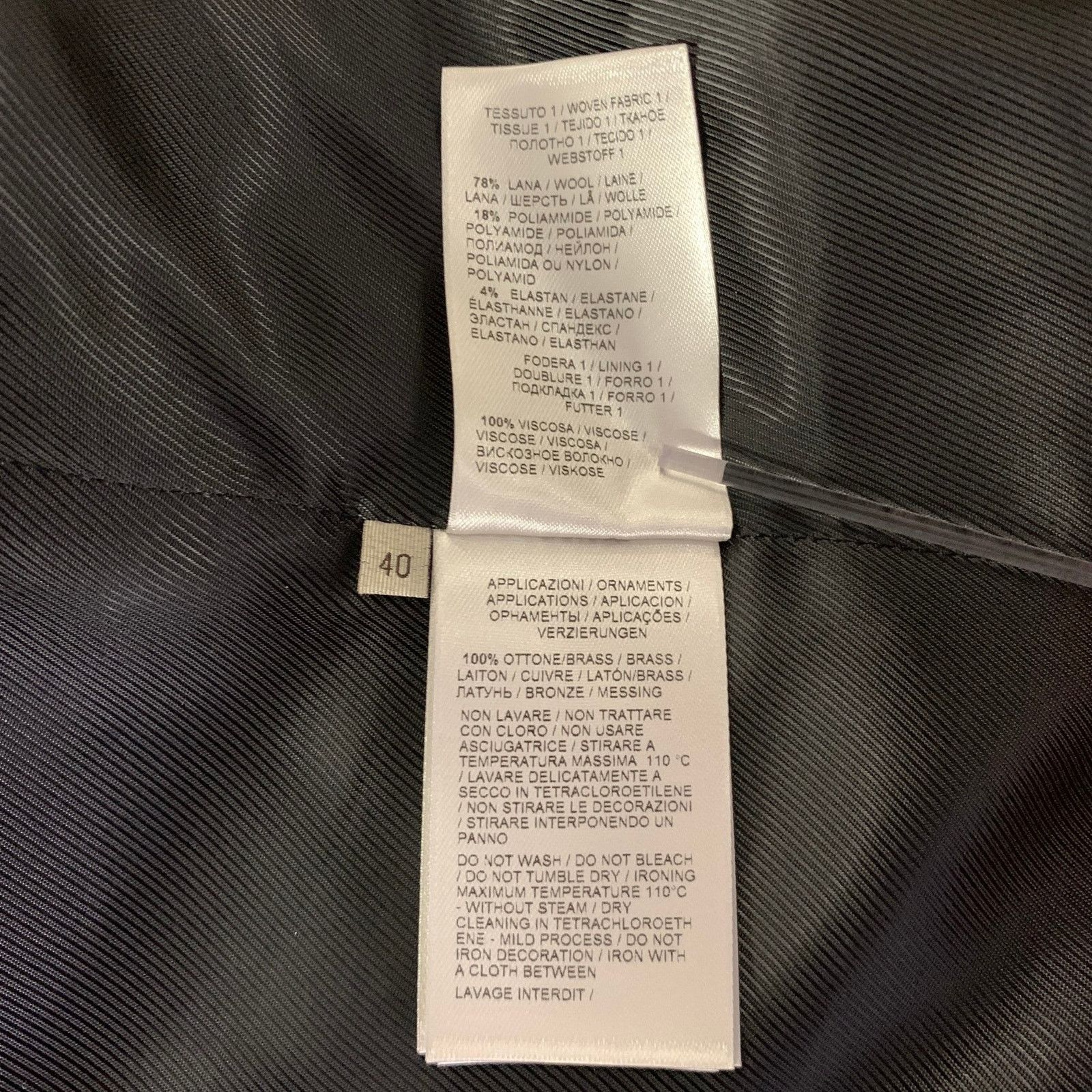 Bottega Veneta BOTTEGA VENETA Size 4 Wool Polyamide Chain Stitch Blazer Size S / US 4 / IT 40 - 8 Thumbnail