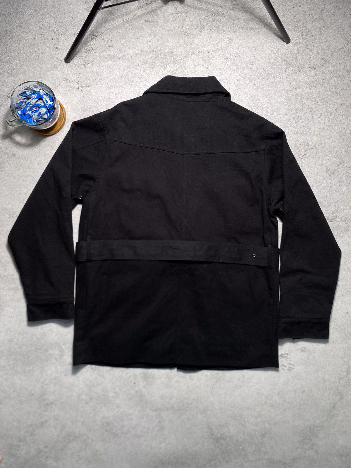 Japanese Brand × Vintage Vintage Military Black Jacket Size US XL / EU 56 / 4 - 4 Thumbnail
