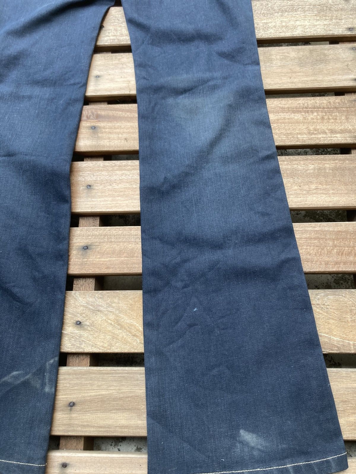 Marithe + Francois Girbaud Le Jean De Marithe Francois Girbaud Flare Blue Star Jeans Size 30" / US 8 / IT 44 - 13 Thumbnail