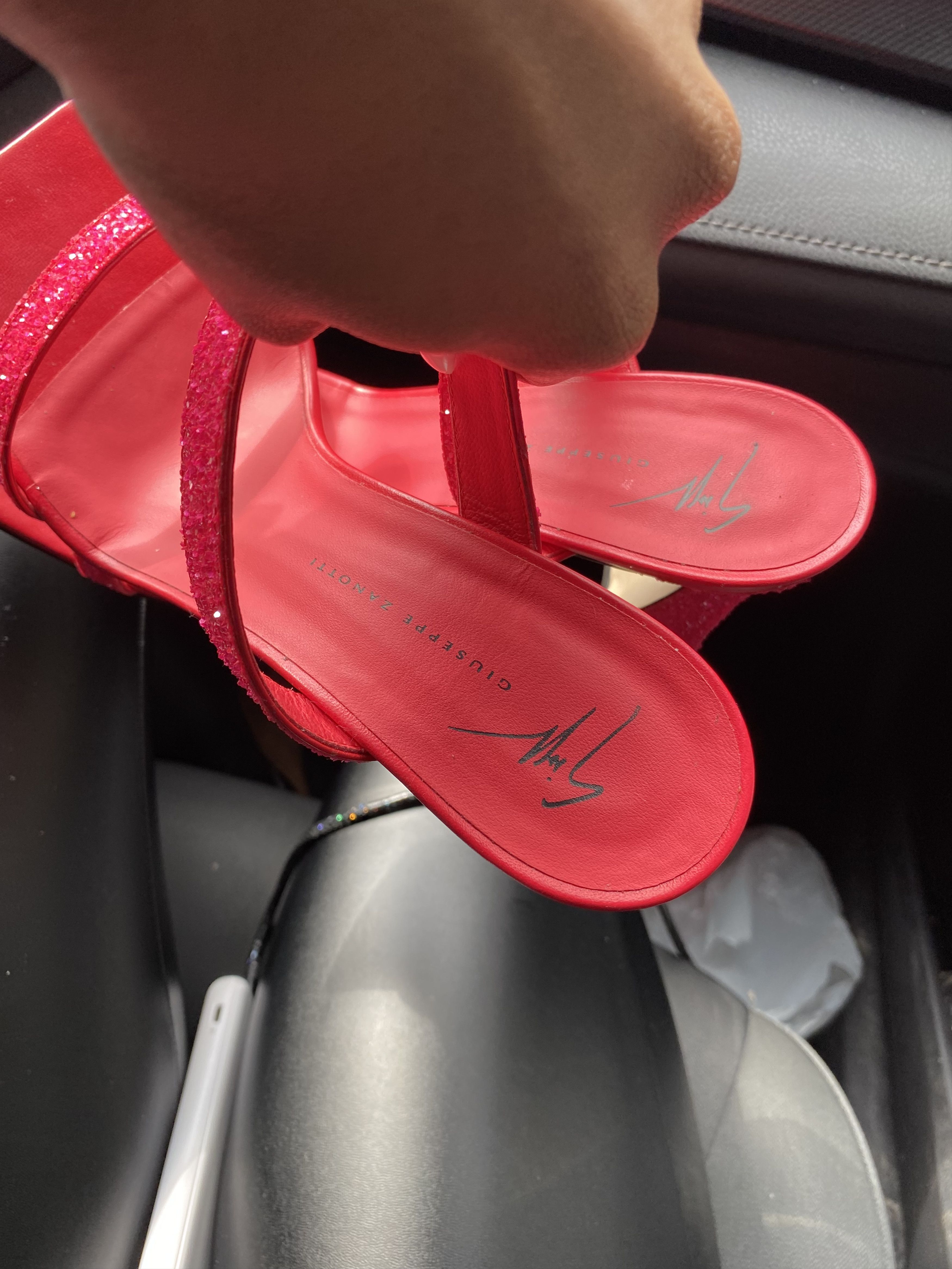 Giuseppe Zanotti Embellished block sandal Size US 9.5 / IT 39.5 - 2 Thumbnail