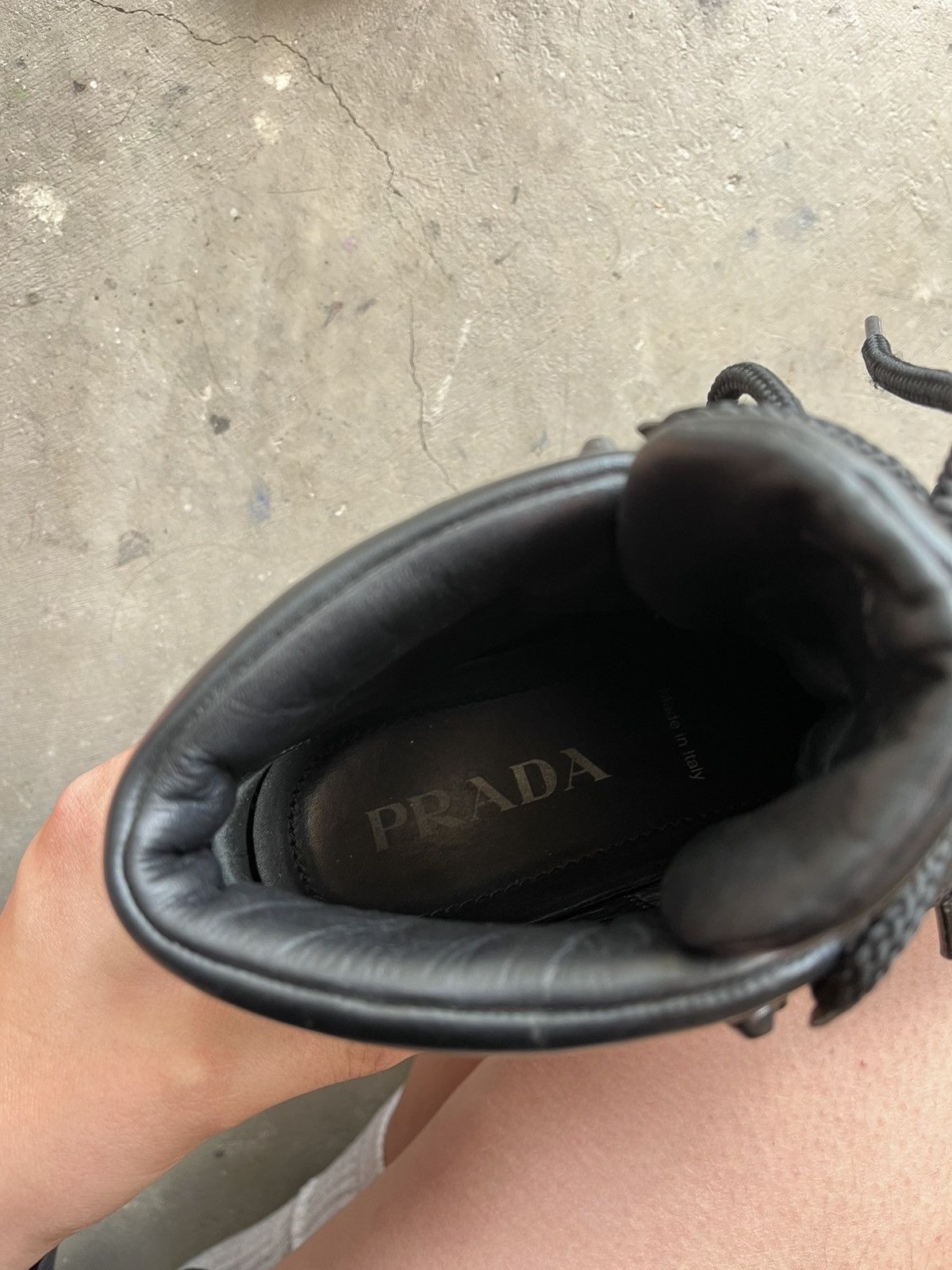 Prada Prada Block Combat leather biker boots Size US 9.5 / IT 39.5 - 4 Thumbnail