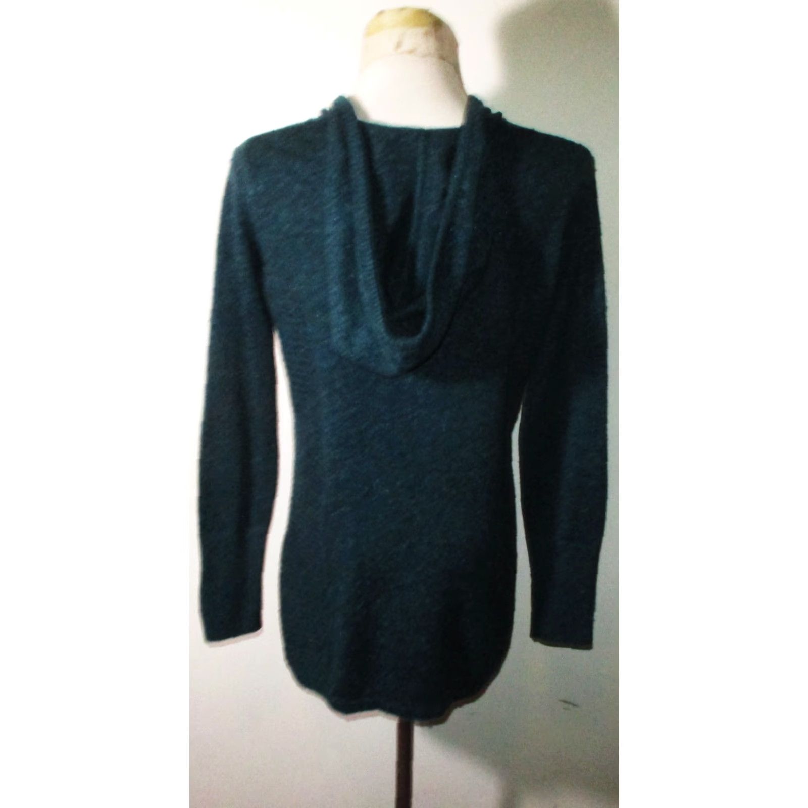 Royal Robbins ROYAL ROBBINS Teal Green Merino Wool Hooded Sweater Women's S Size S / US 4 / IT 40 - 5 Thumbnail