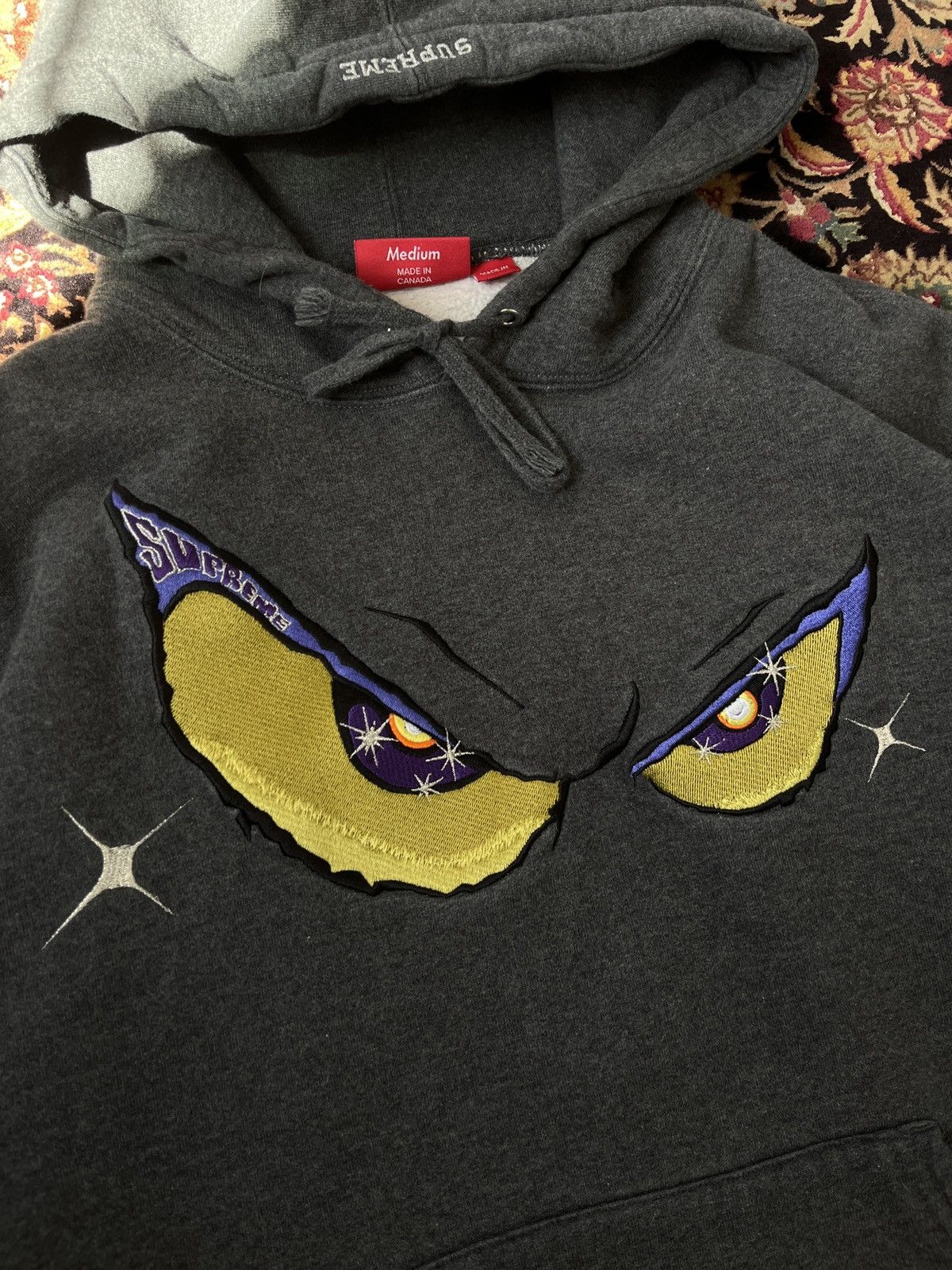 Supreme Supreme Eyes Hoodie FW21 M Size US M / EU 48-50 / 2 - 4 Thumbnail