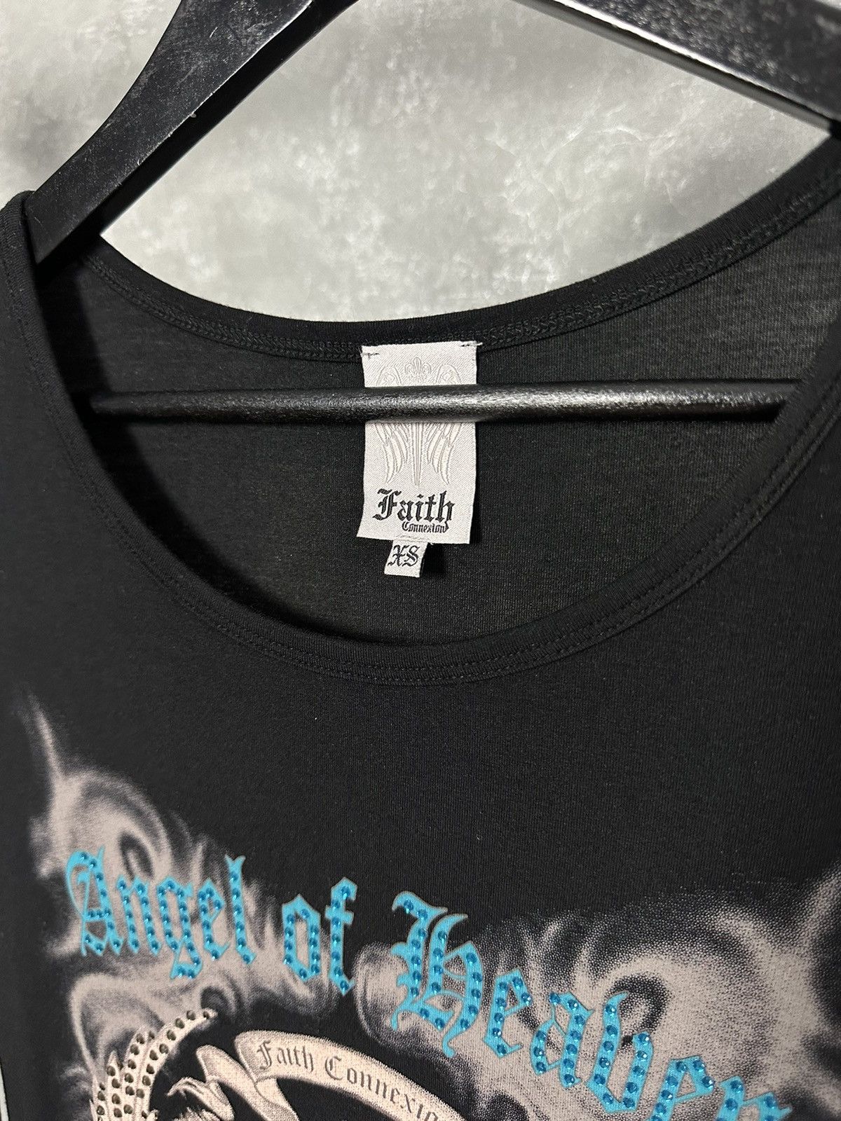 Faith Connexion × Vintage Faith Connexion Black Logo Long Sleeve Women’s Sweater Size S / US 4 / IT 40 - 5 Thumbnail