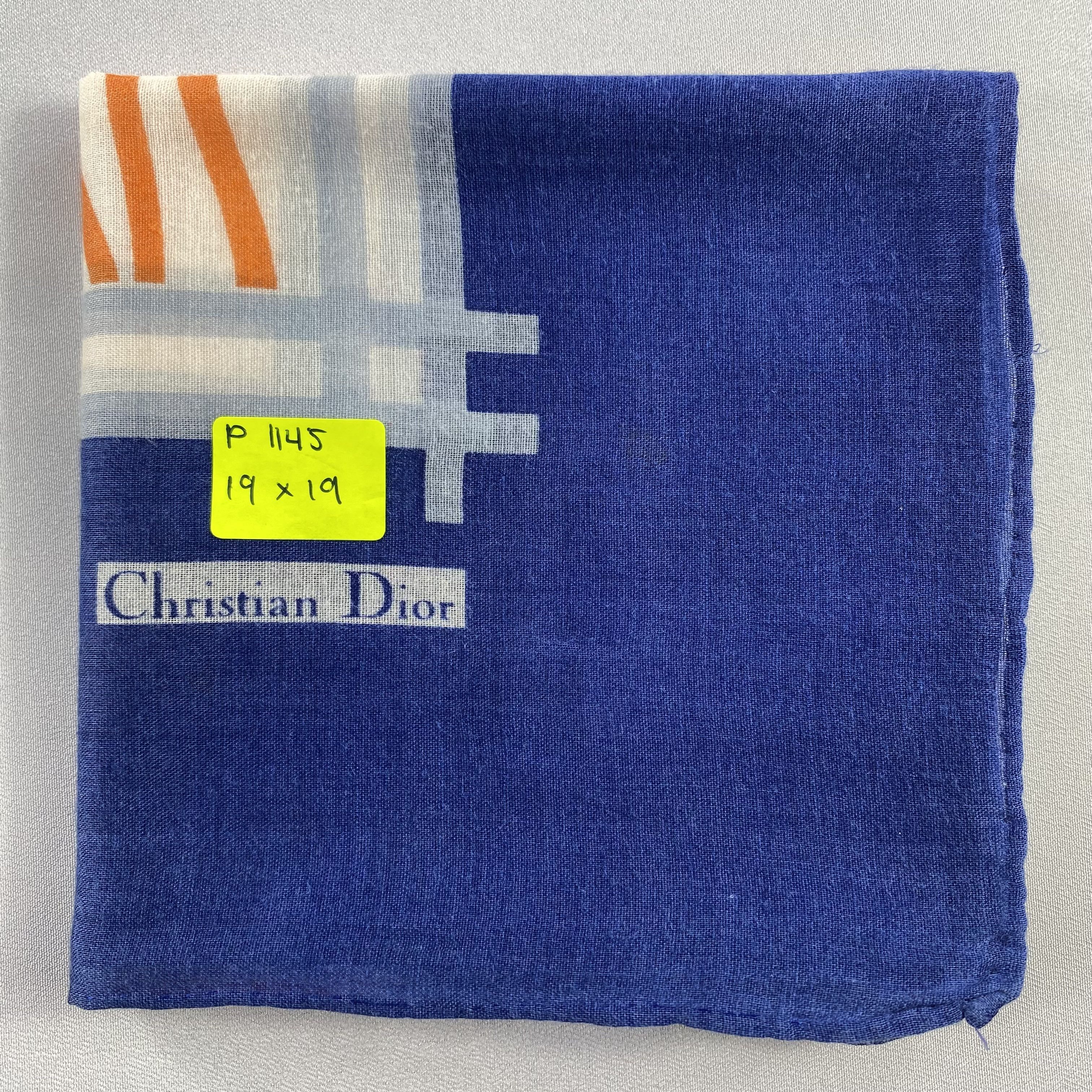 Vintage Christian Dior Monsieur Handkerchief / Neckerchief-P1145 Size ONE SIZE - 5 Thumbnail
